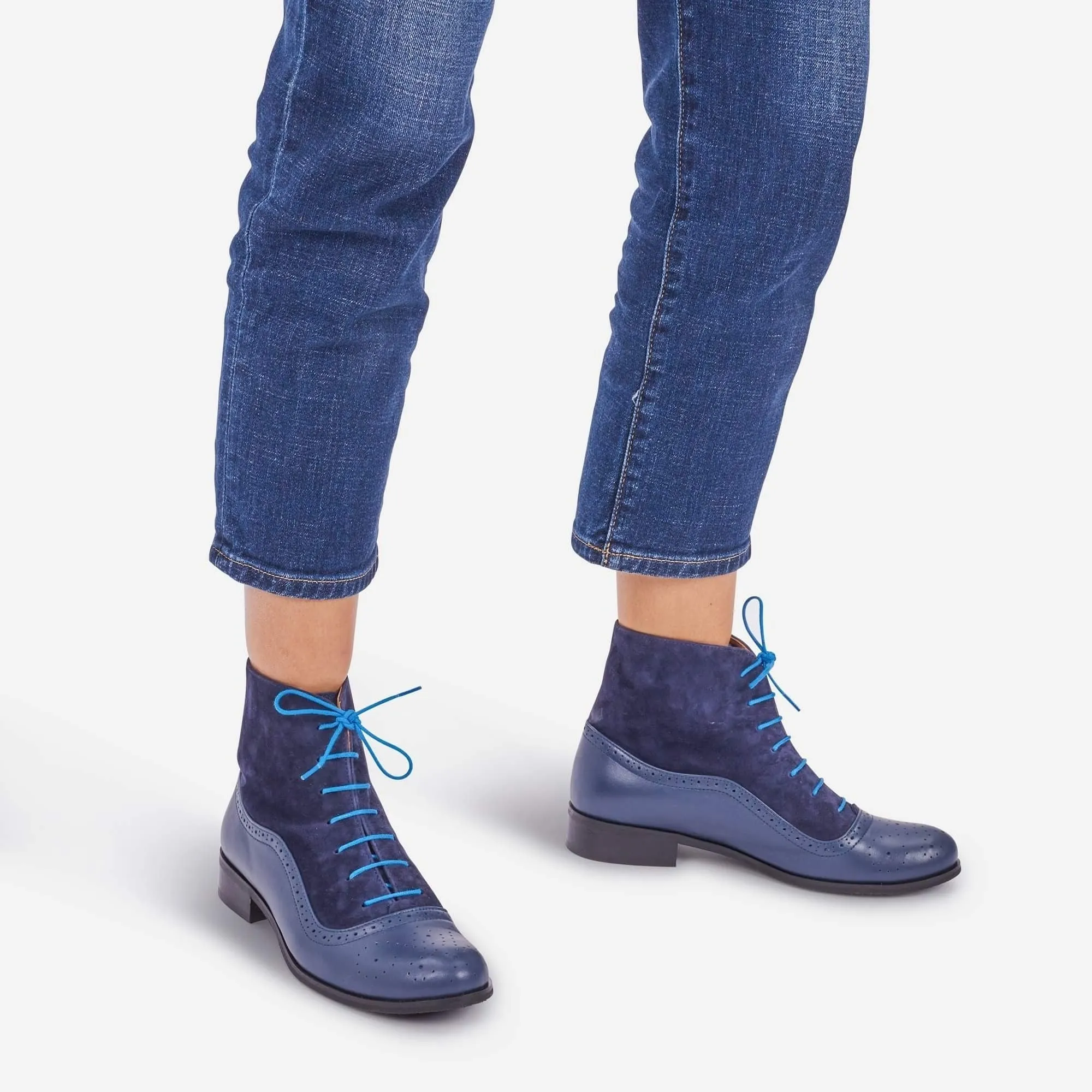Leather Sole Cushioned look Armada - Oxford Boots