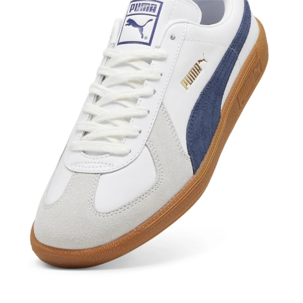 Army Trainer 'PUMA White Club Navy' Zipper Closure Footbed Contouring
