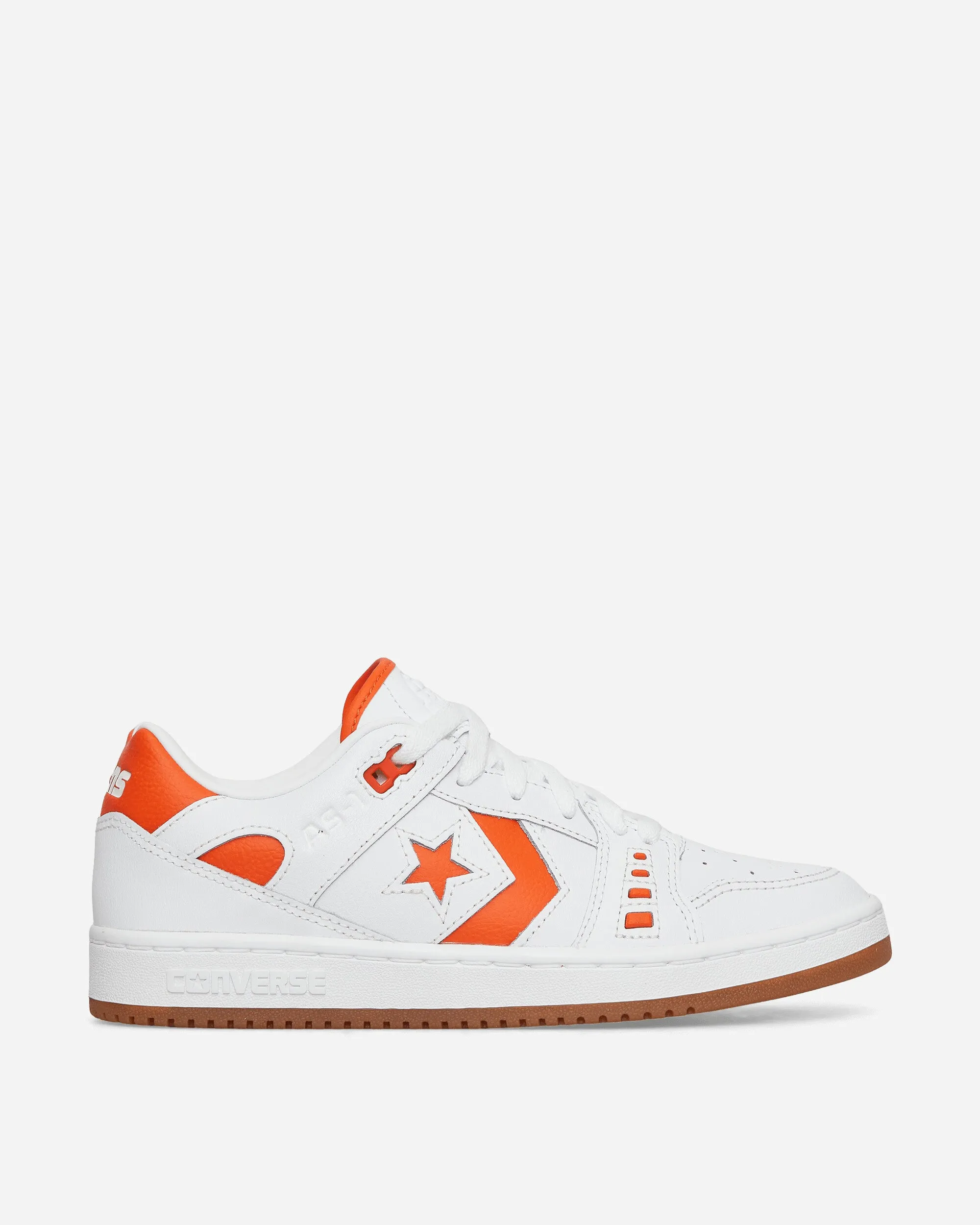 AS-1 Pro Sneakers White / Orange Stripe Mood