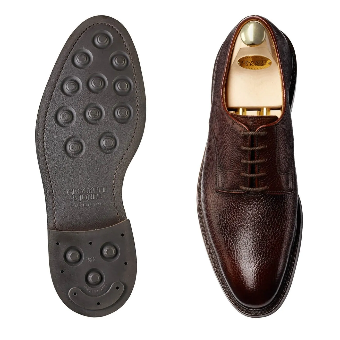 Ashdown Dark Brown Country Calf Urban Comfort Elegant Dress Look