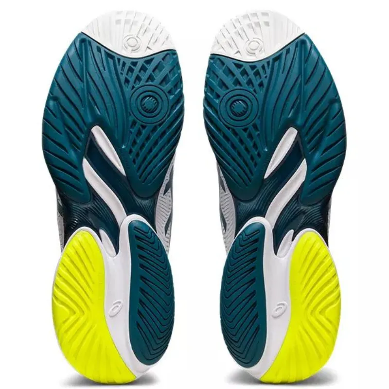 Wellness focused Asics Court FF 3 Mens Tennis Shoes - White / Gris Blue