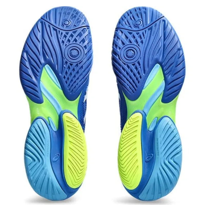 Asics Court FF 3 Novak Mens Tennis Shoes  - Tuna Blue/White Breathable Upper Balanced Fit