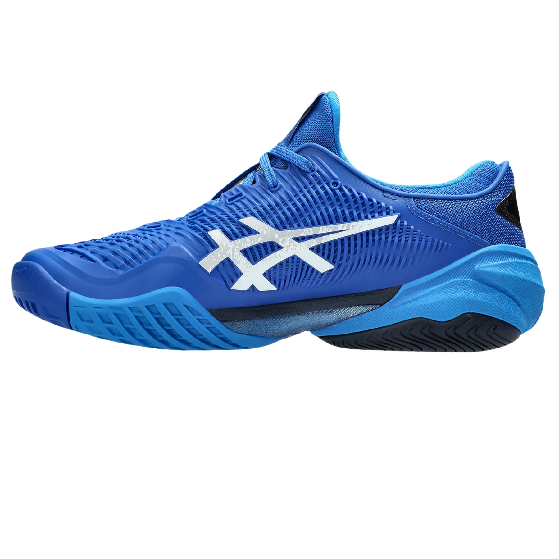 Street Look Asics Court FF 3 Novak Tennis Shoes - Tuna Blue/Pure Silver