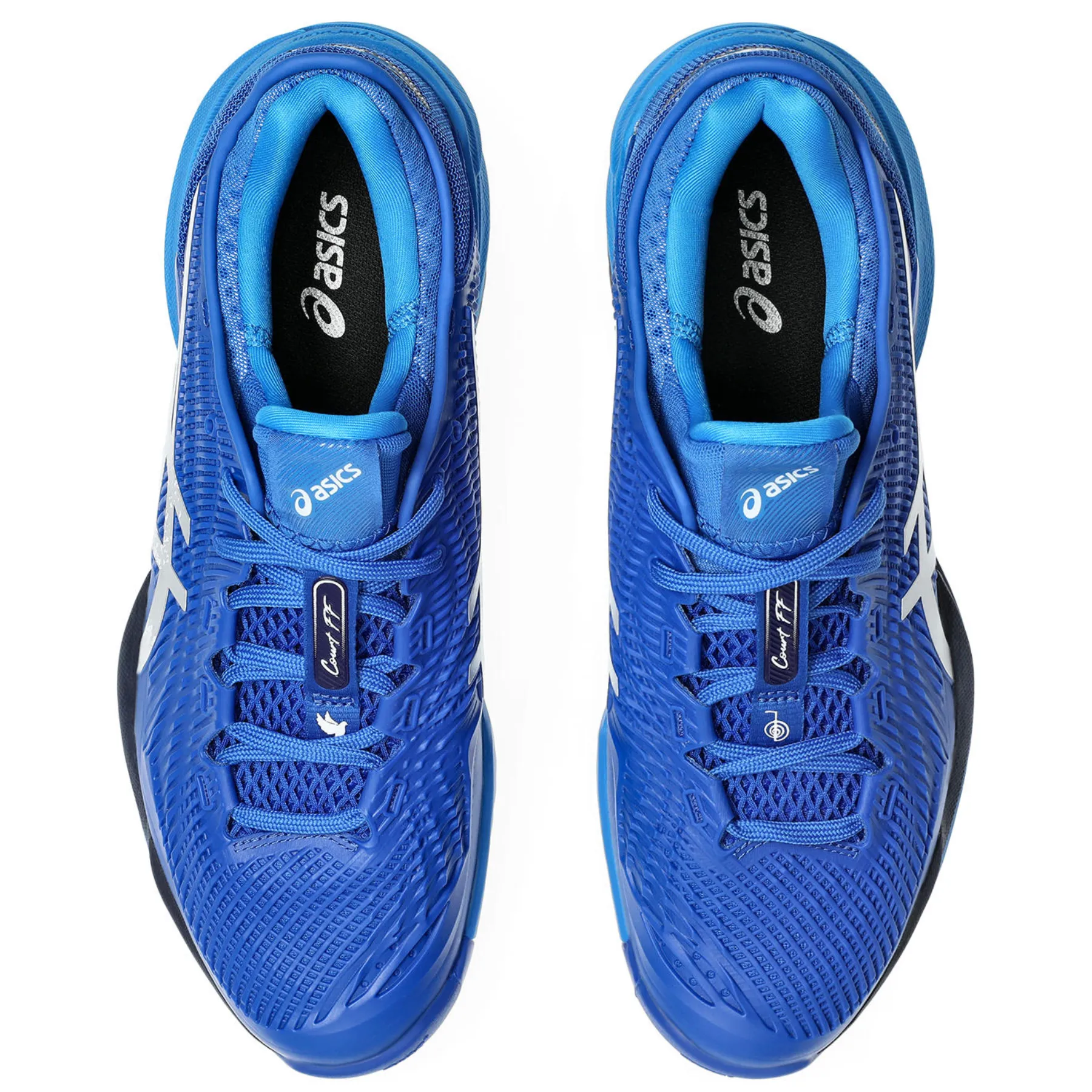 Asics Court FF 3 Novak Tennis Shoes - Tuna Blue/Pure Silver Casual Design