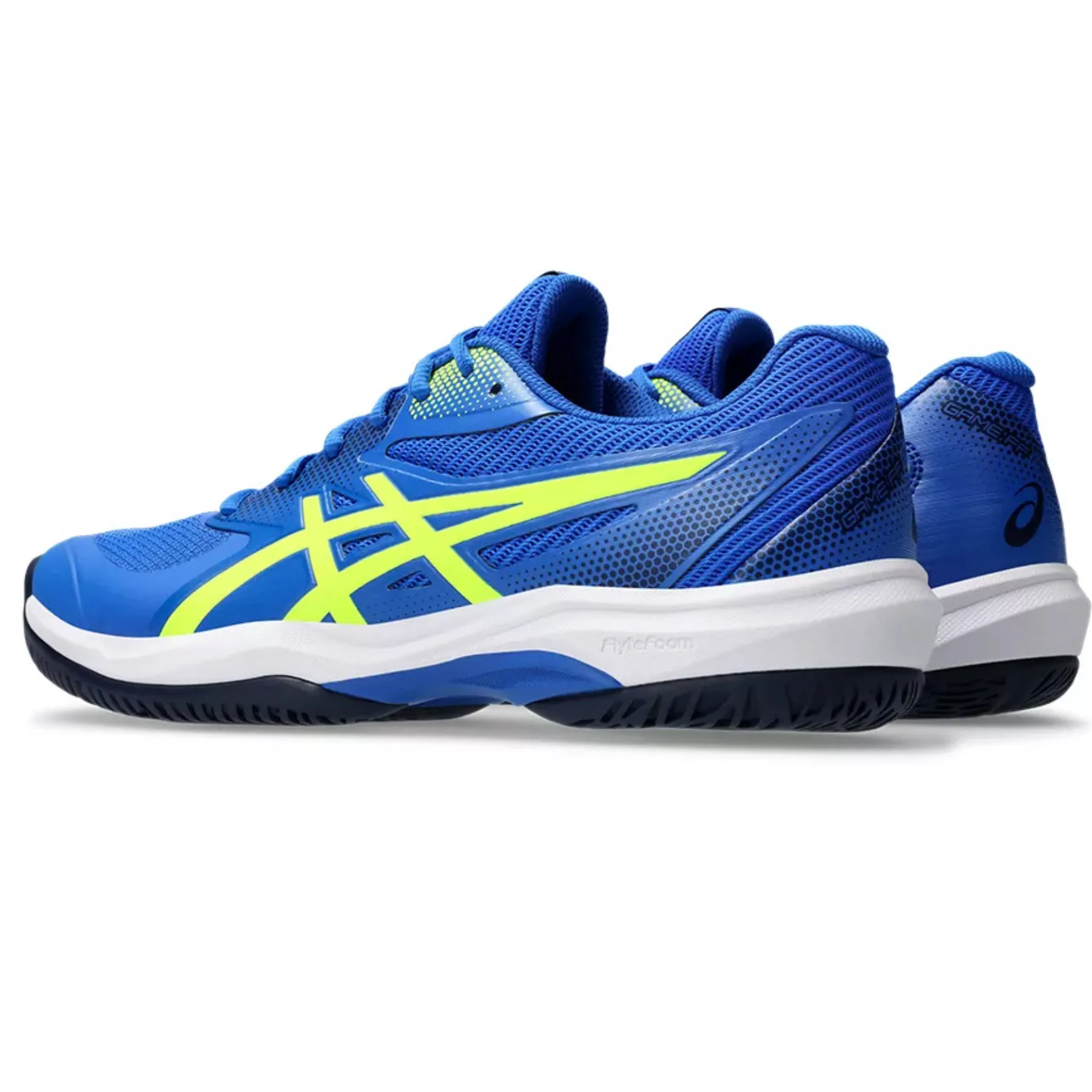 Sport Comfort Flexible Walk Asics Game FF Pickleball Shoes - Illusion Blue / Safety Yellow