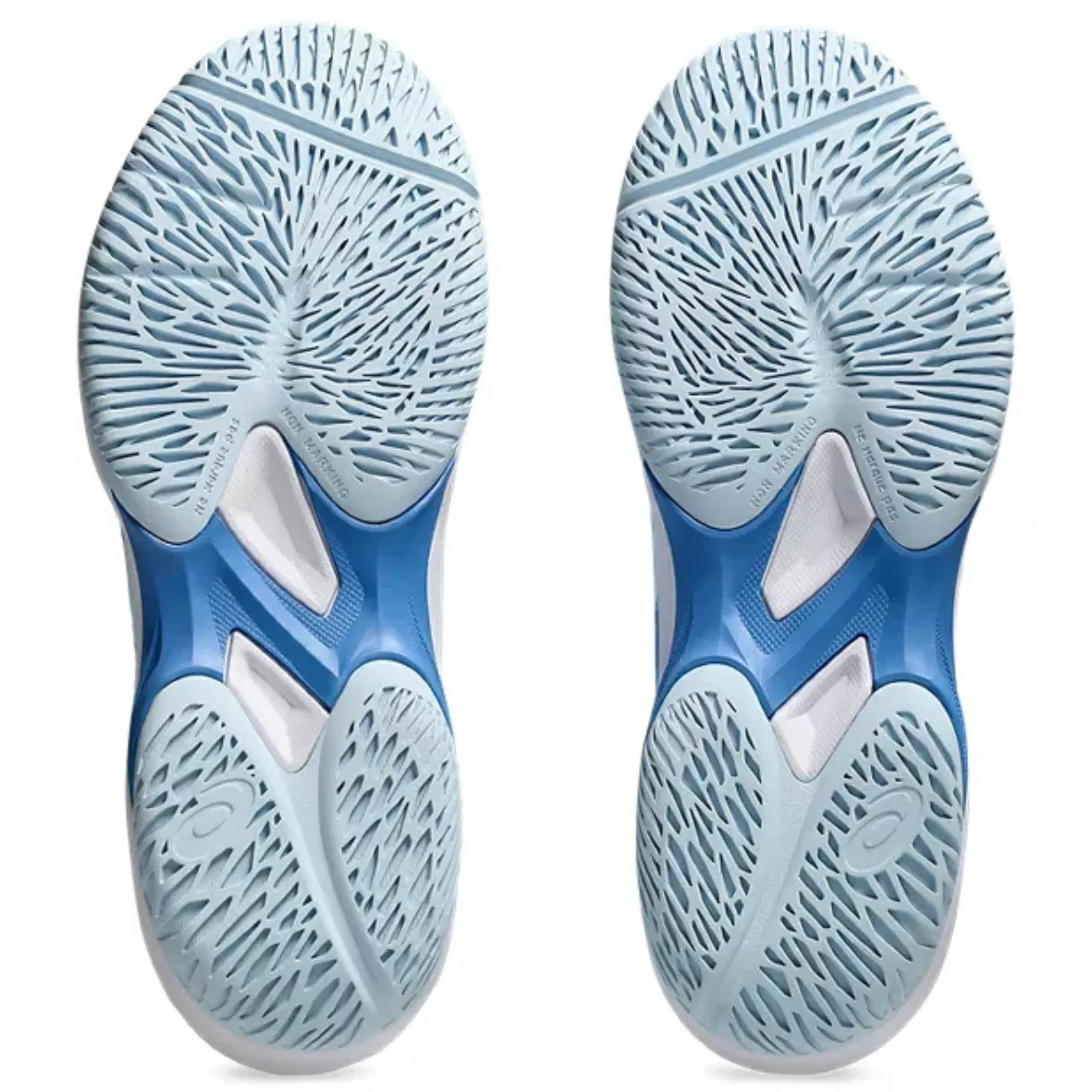 Asics Game FF Pickleball Shoes - Light Blue/Blue Coast Well Padded Lightweight Build