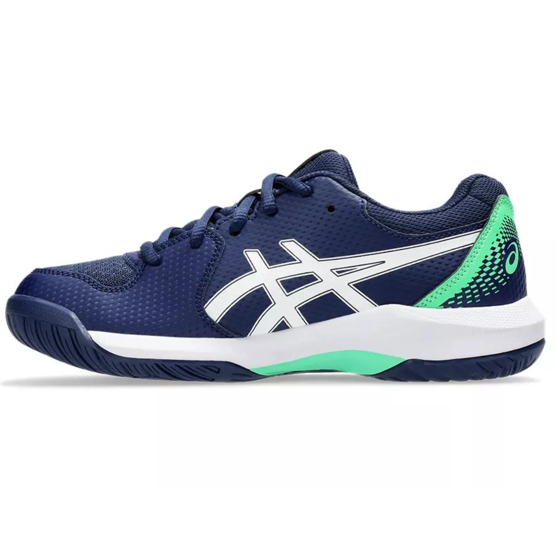 Asics Gel Dedicate 8 GS Tennis Shoes - Blue Expanse/White Shock Absorbing Weekend Activity