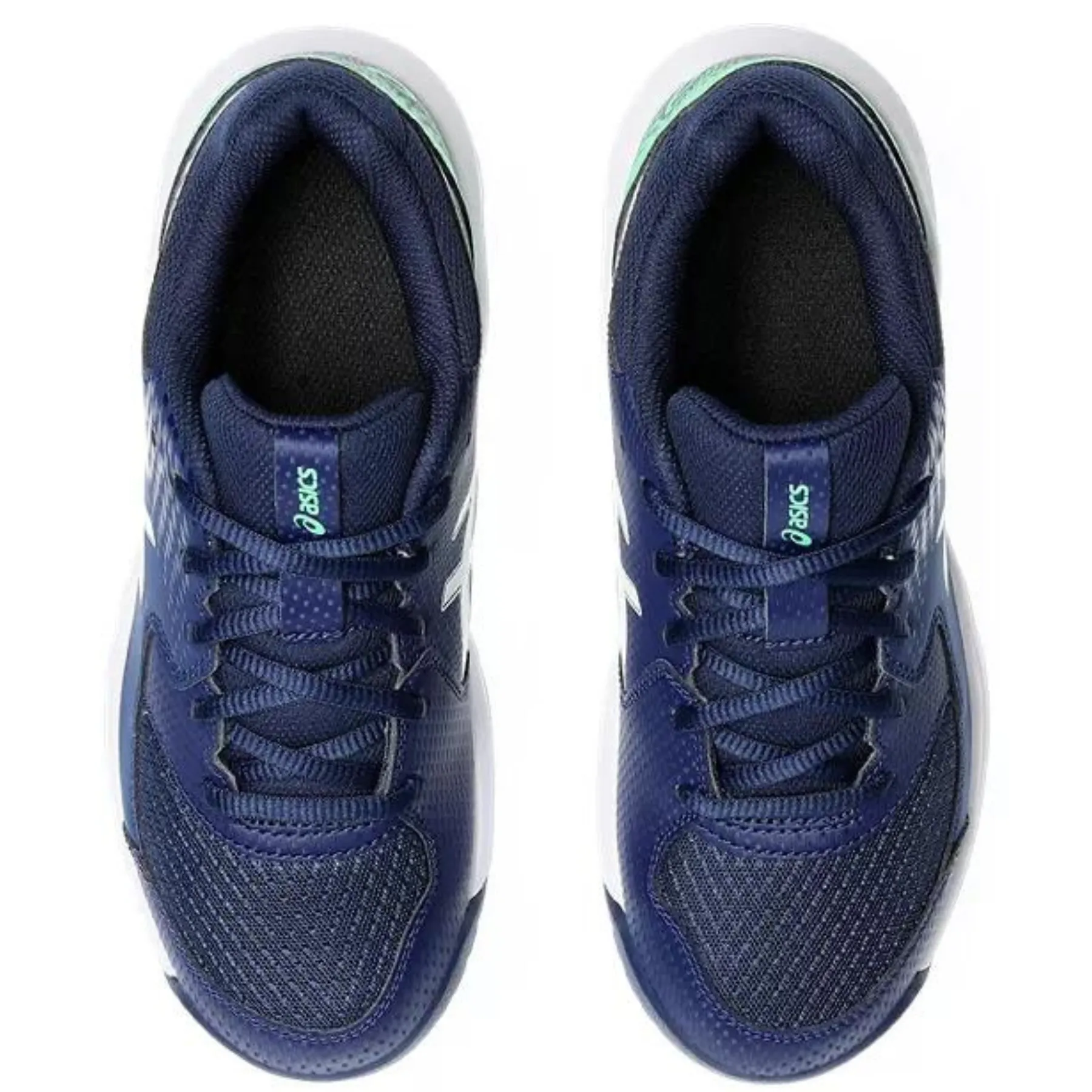 Hard wearing Street Activity Asics Gel Dedicate 8 GS Tennis Shoes - Blue Expanse/White