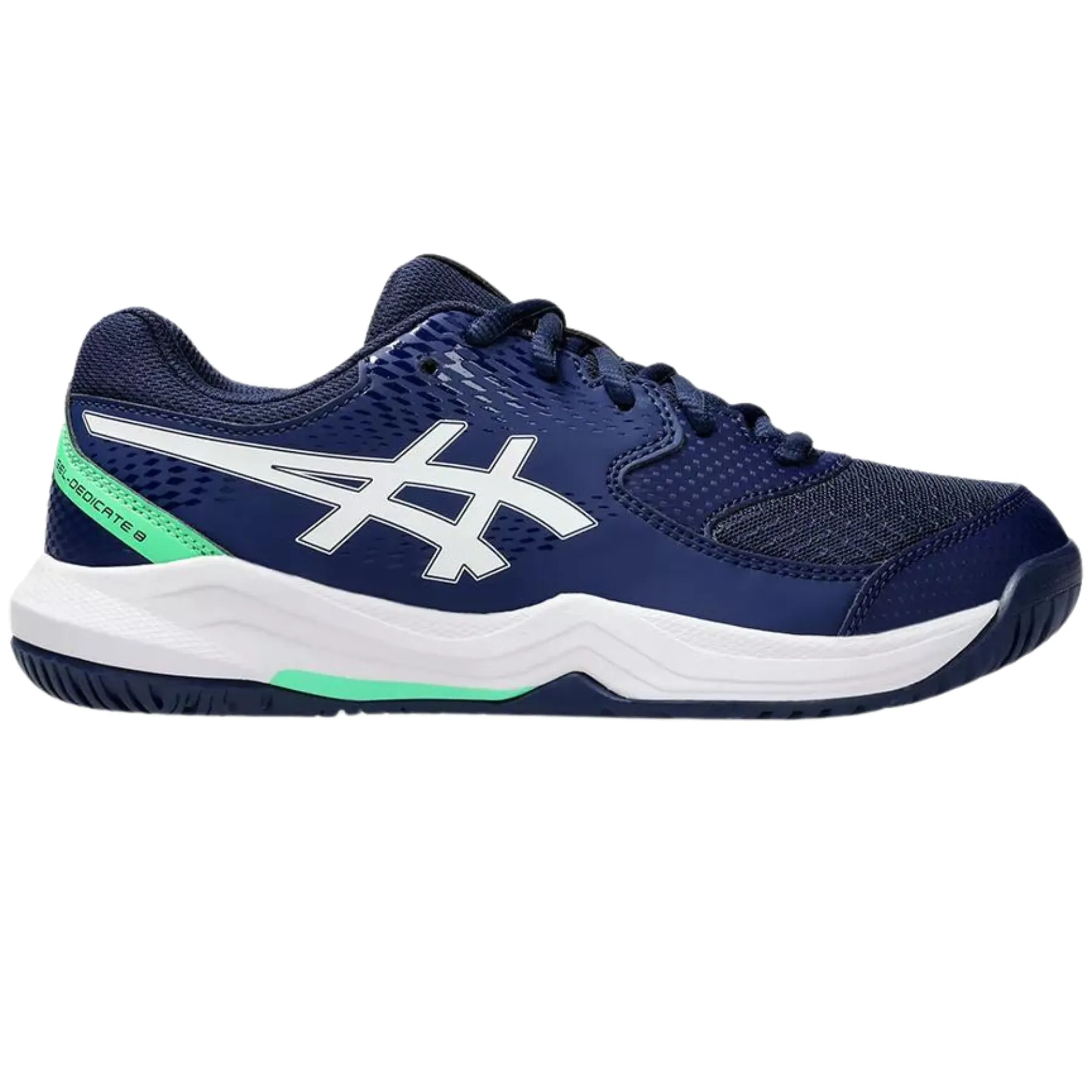 Asics Gel Dedicate 8 GS Tennis Shoes - Blue Expanse/White Training session
