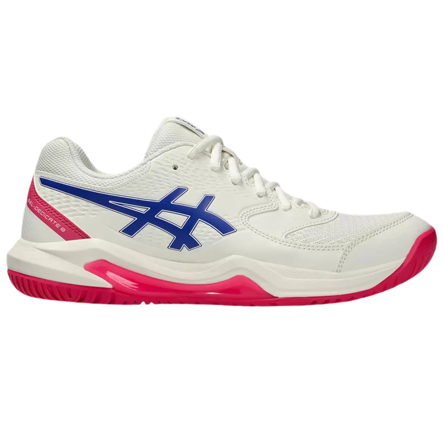 Comfort Padding Agility Support Asics Gel-Dedicate 8 Hard Court Womens Tennis Shoes ?C Cream/Dark Cobalt