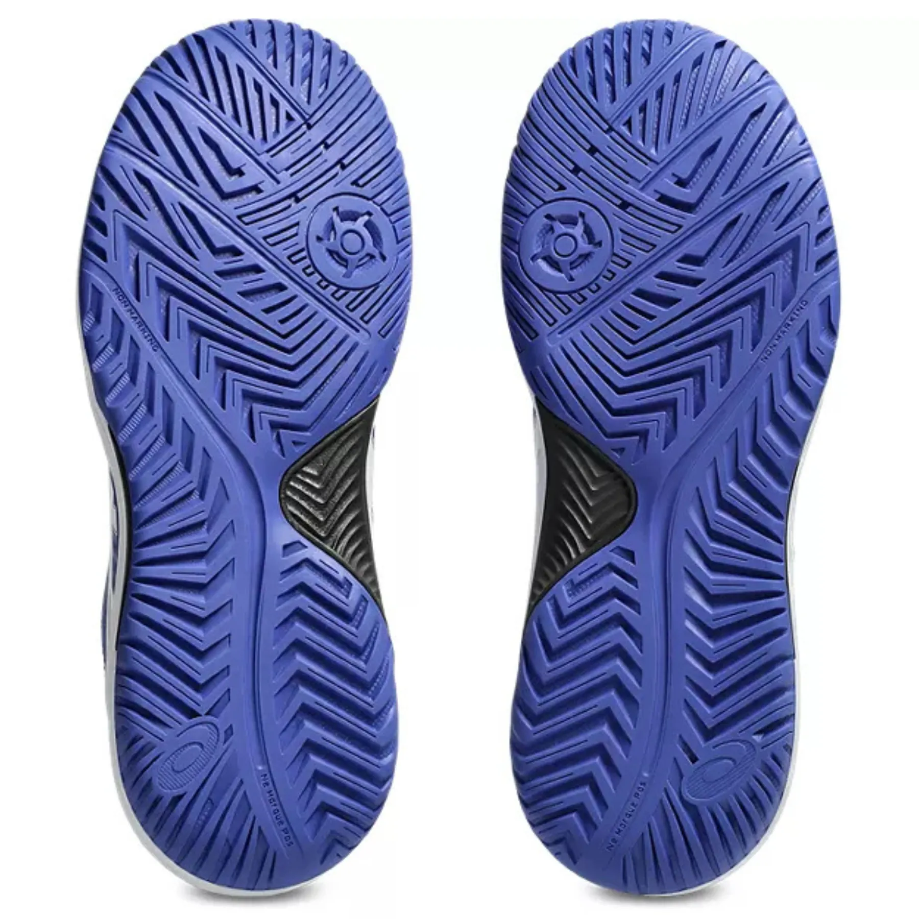 Low Top Foot Fit Asics Gel-Dedicate 8 Junior Tennis Shoes - Dark Cobalt/White