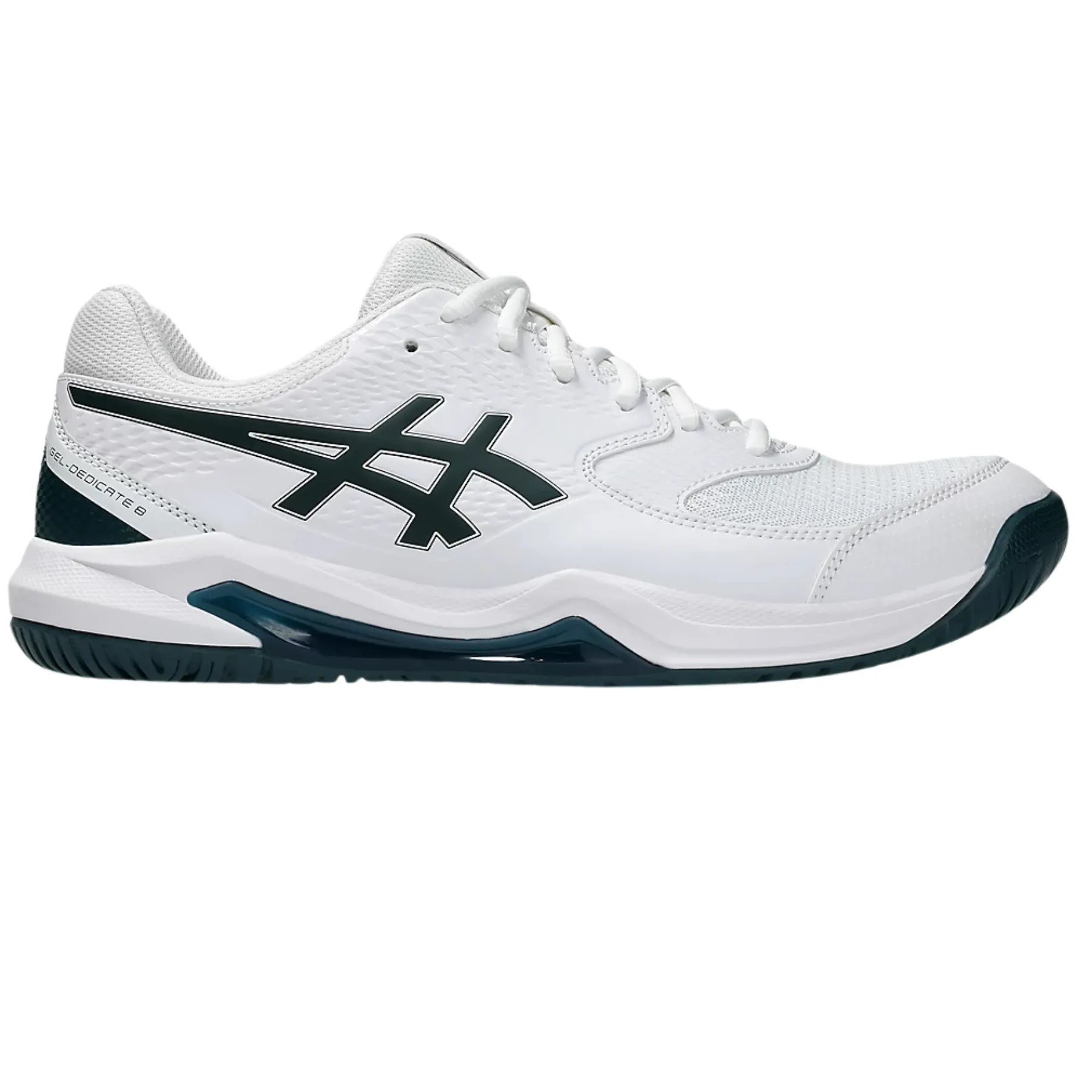 Outdoor Trail Asics Gel-Dedicate 8 Tennis Shoes ?C White/Saxon Green