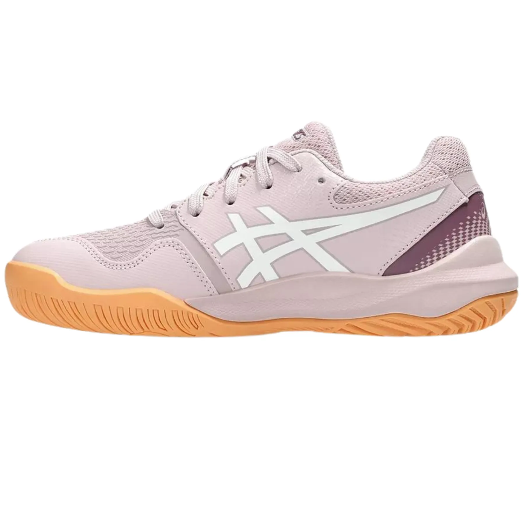Asics Gel Resolution 9 Watershed Rose/White Clay Youth Tennis Shoes Dry Comfort Comfortable ankle
