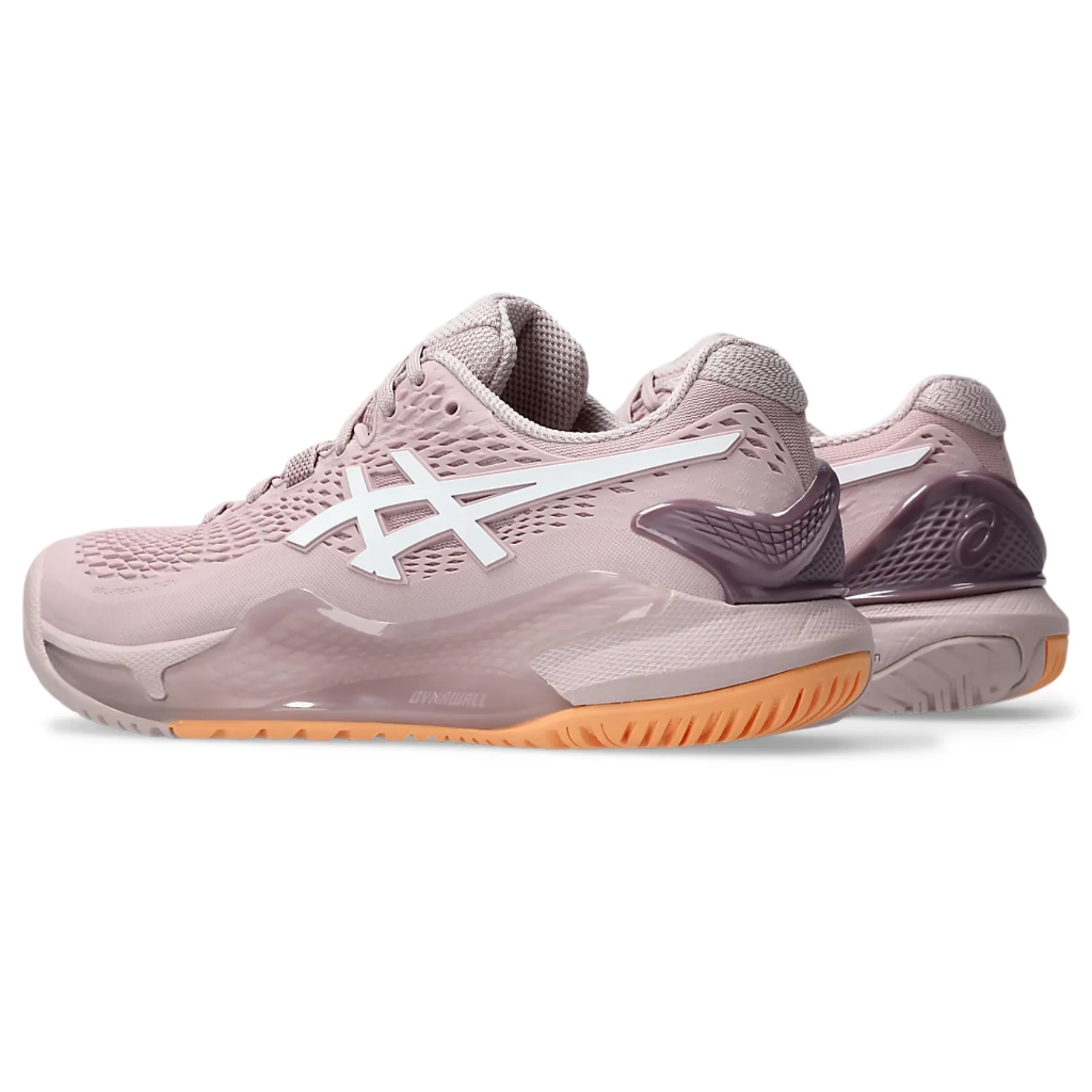 Asics Gel-Resolution 9 Wide Women Tennis Shoes - Watershed Rose/White Outsole Grip