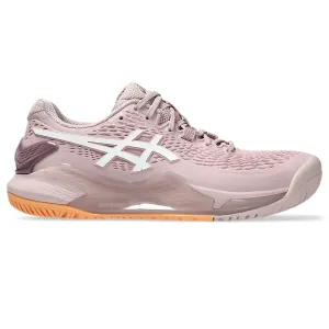Asics Gel-Resolution 9 Wide Women Tennis Shoes - Watershed Rose/White Wellness focused Sprint Practice
