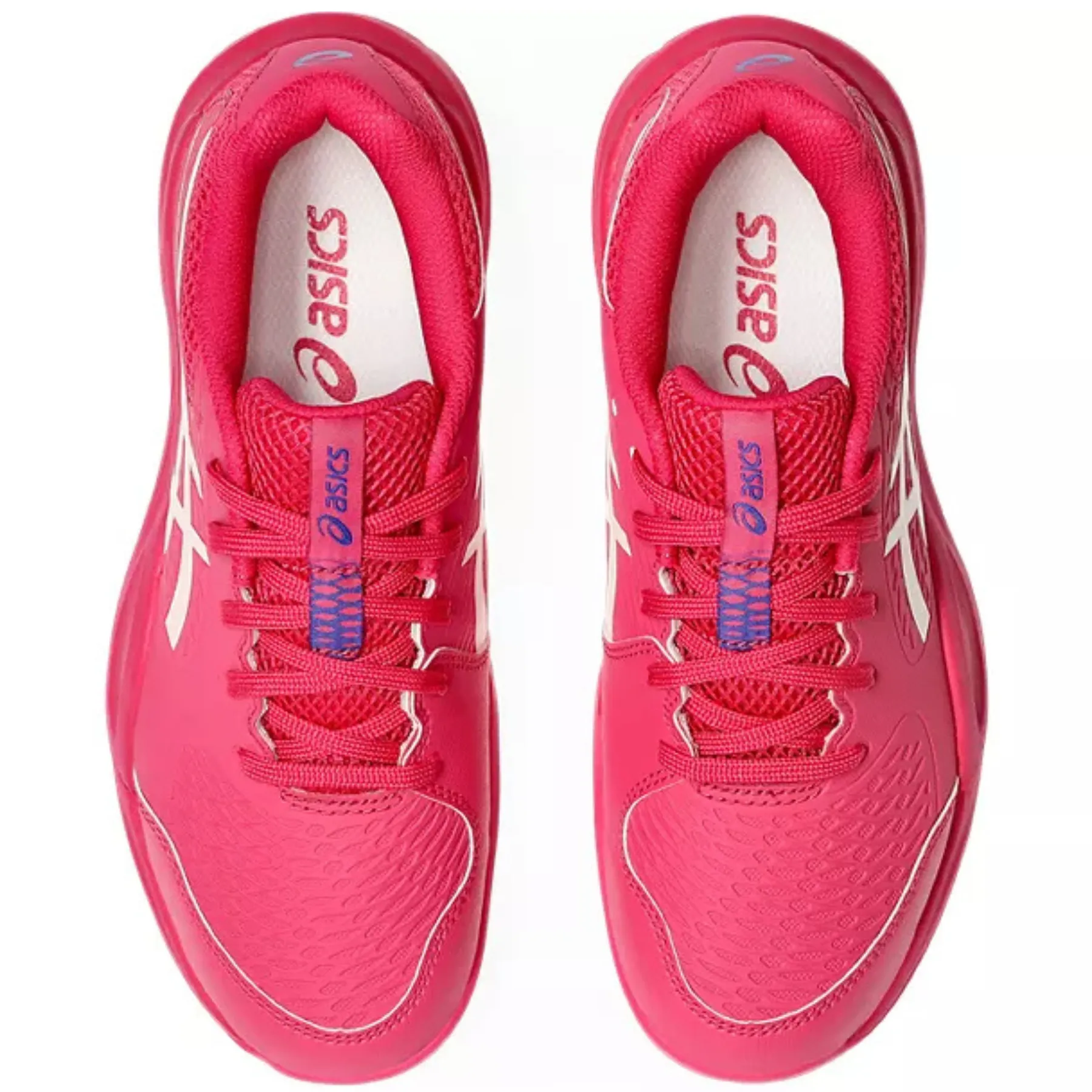 Ankle Freedom Asics Gel Resolution X Junior Tennis Shoes - Bright Rose/Cream