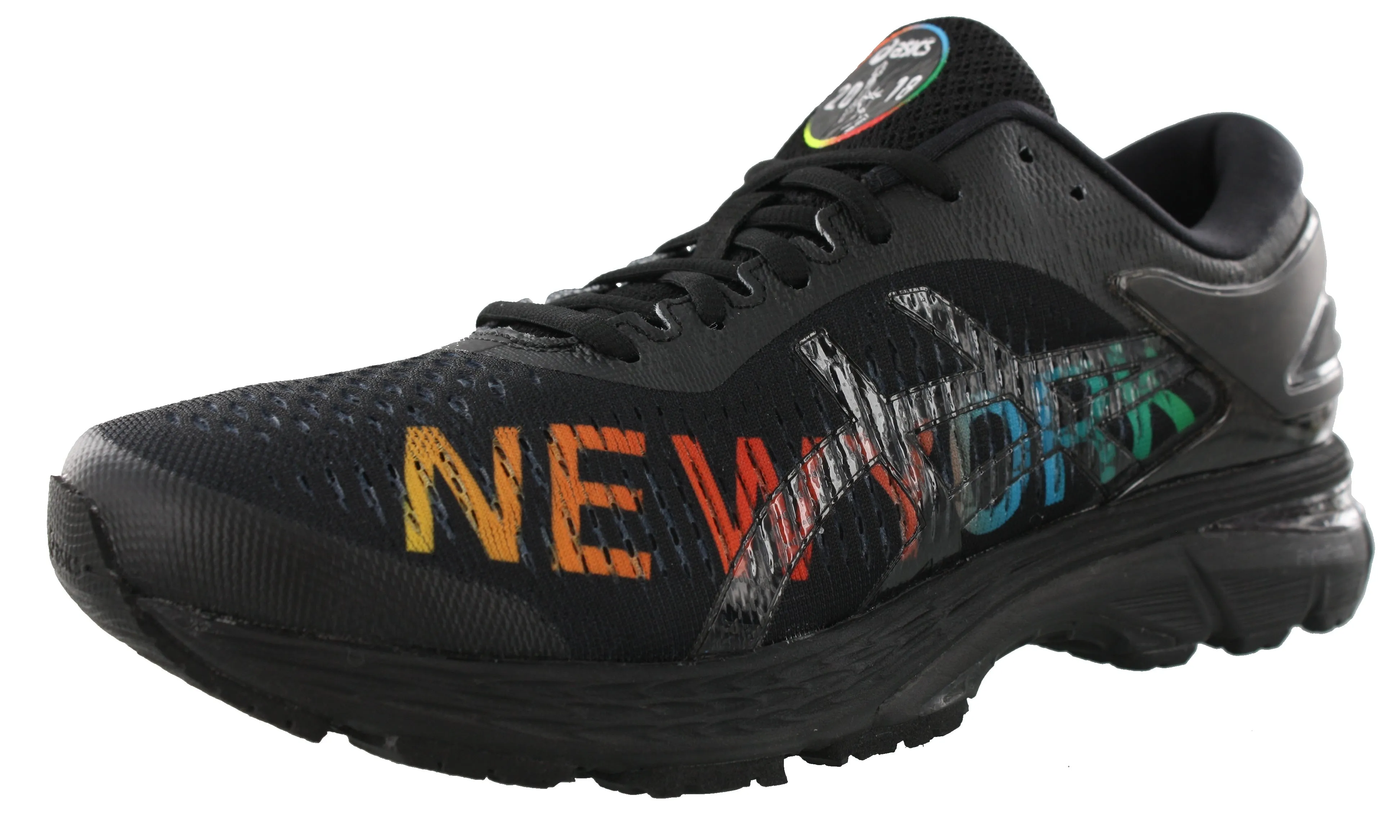 ASICS Men's Kayano 25 NYC Marathon Wide Toe Box Running Shoes Smooth ride Reinforced   toe