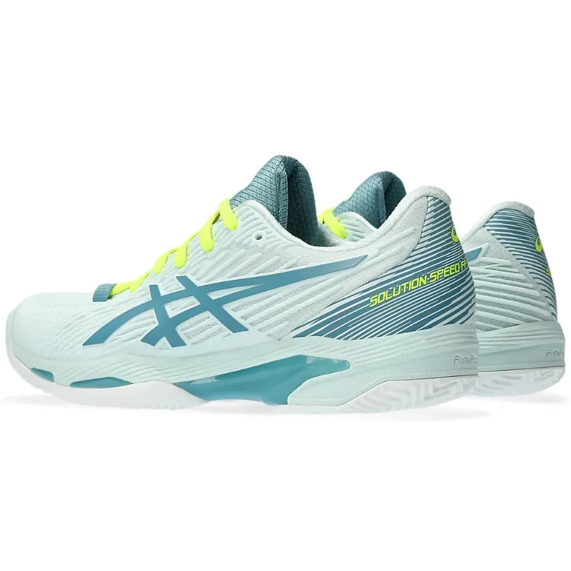 Asics Solution Speed FF 2 Soothing Sea/Gris Blue Clay Women's Tennis Shoes Anti Bacterial Anatomical shape