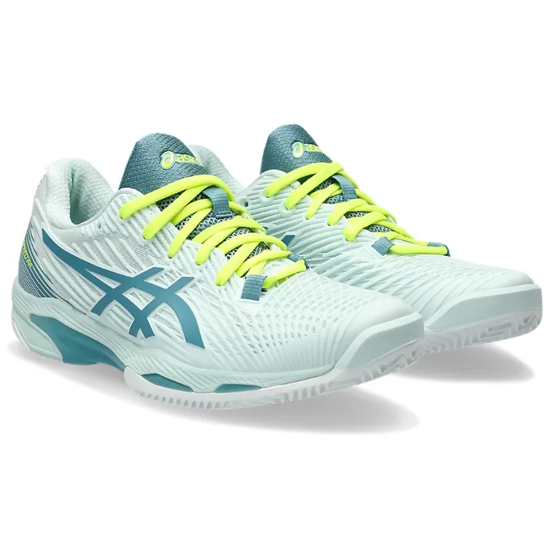 Asics Solution Speed FF 2 Soothing Sea/Gris Blue Clay Women's Tennis Shoes Ankle Support Cushioned