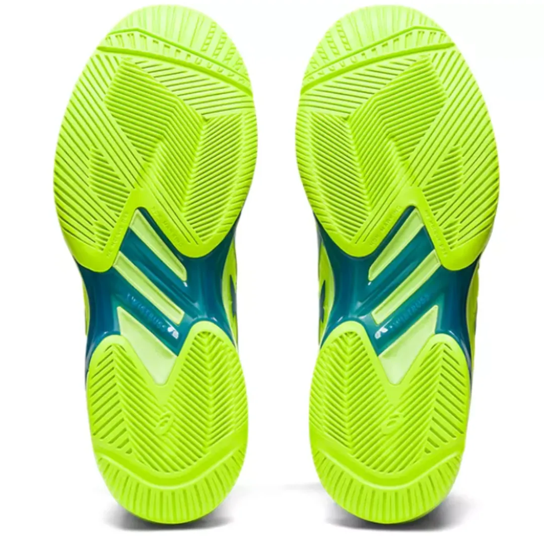 Outsole Grip Asics Solution Speed FF 2 Women Tennis Shoes - Hazard Green/Reborn Blue