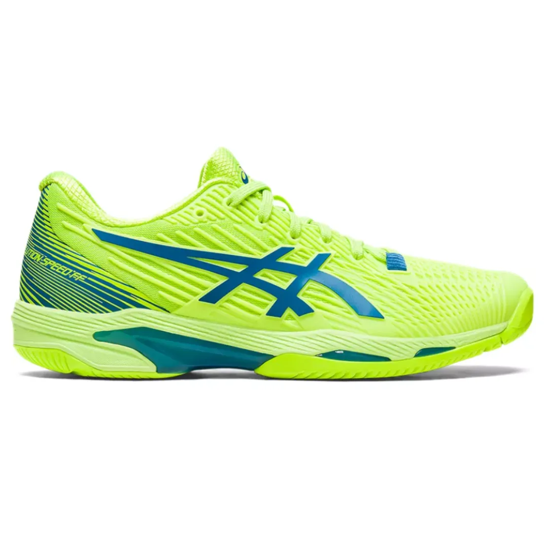 Asics Solution Speed FF 2 Women Tennis Shoes - Hazard Green/Reborn Blue Teen Athletes