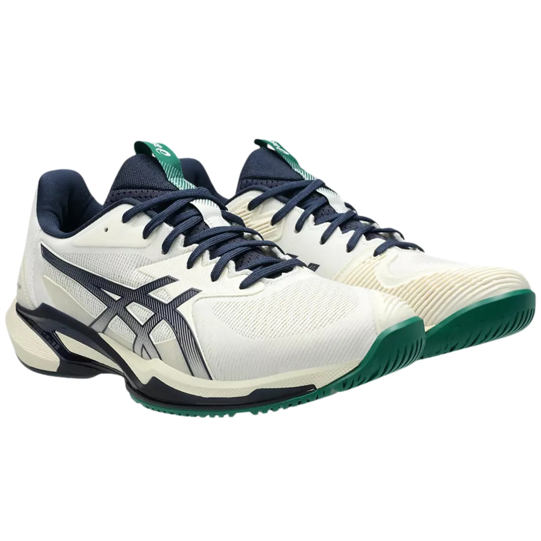 Asics Solution Speed FF 3 Hard Court Mens Tennis Shoes - Cream/Midnight Modern Motion