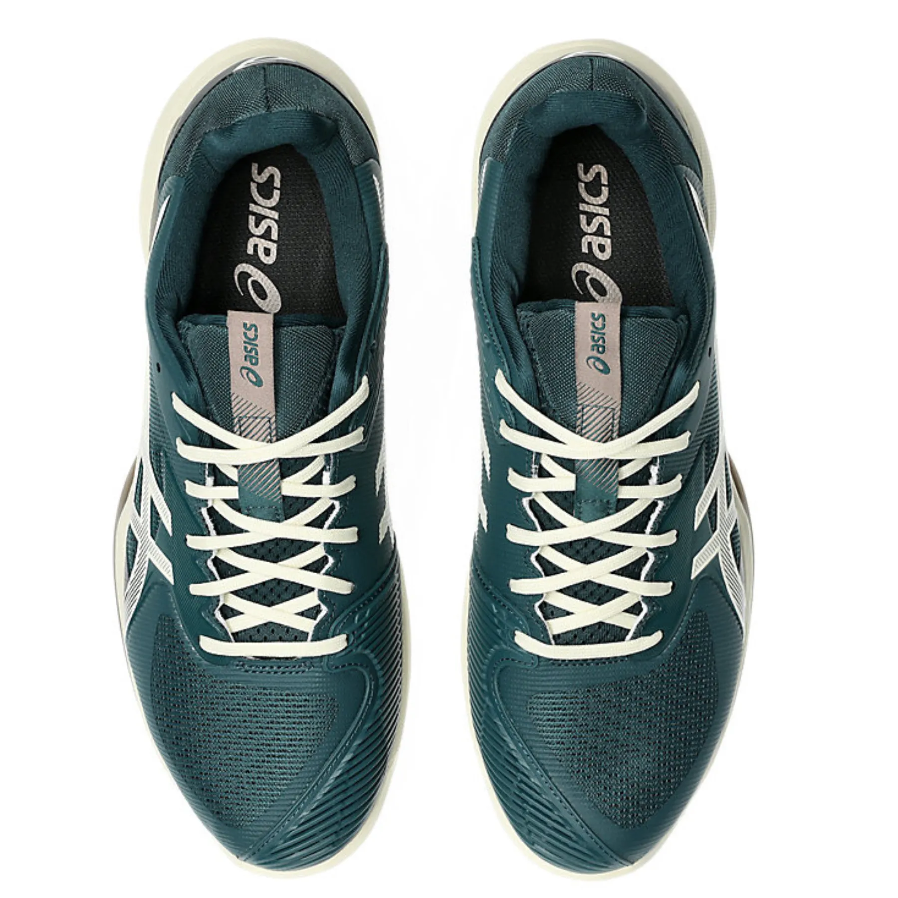 Indoor Asics Solution Speed FF 3 Men Tennis Shoes - Saxon Green/Birch