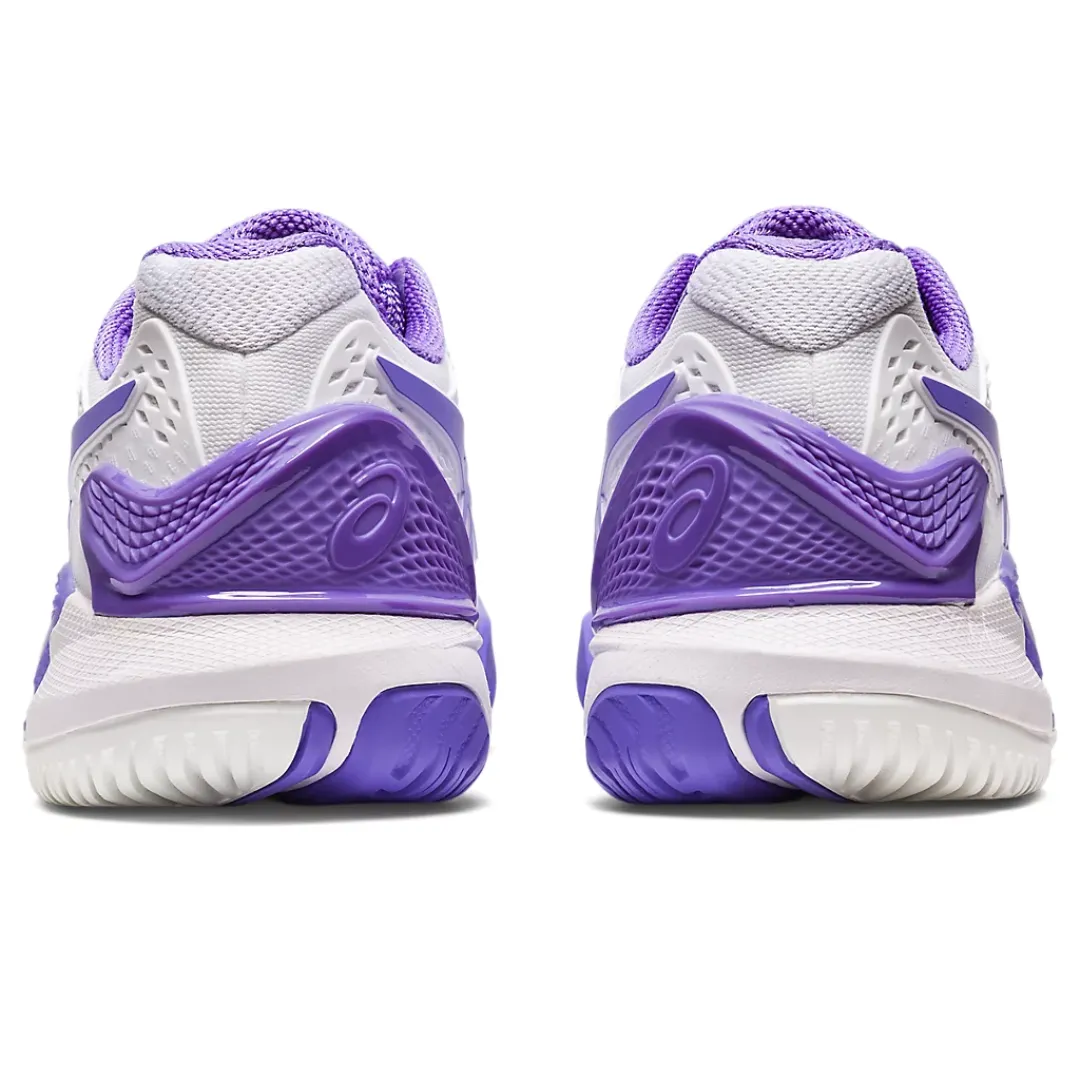 Agility Support Asics Women Gel Resolution 9 Tennis Shoes - White/Amethyst