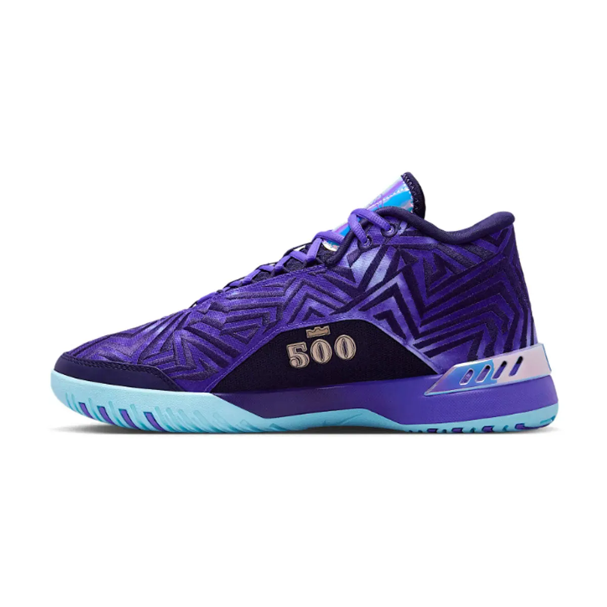   Monopoly LeBron NXXT Genius QS EP 'Persian Violet Imperial Purple' Reinforced Eyelet Durability