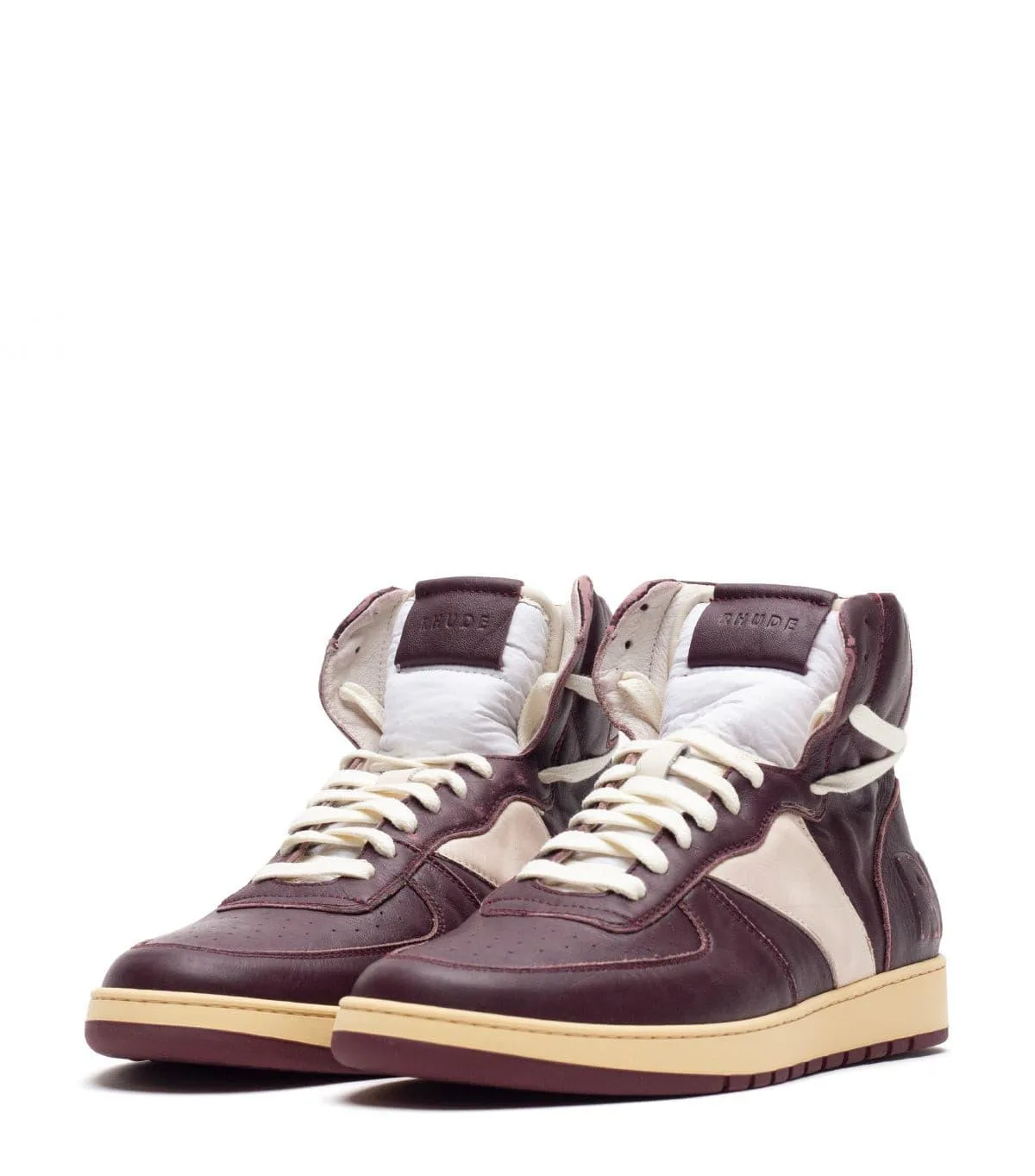 High - end hiking - style Rhude Rhecess Sky Hi Maroon