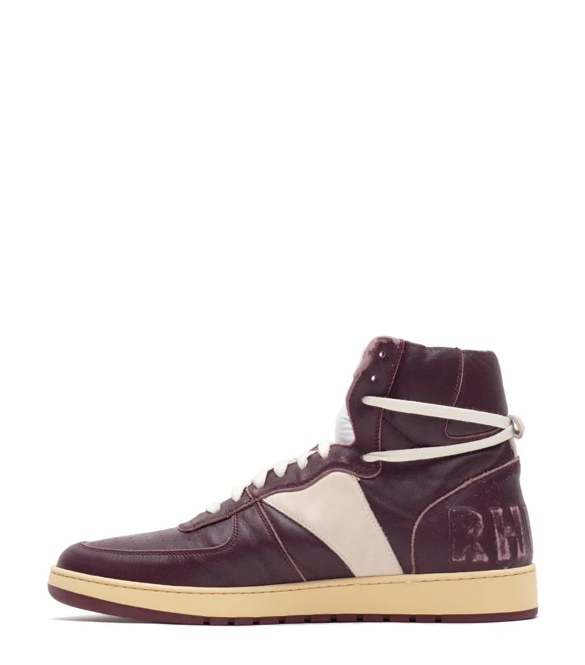 Rhude Rhecess Sky Hi Maroon cycling equipment sneaker