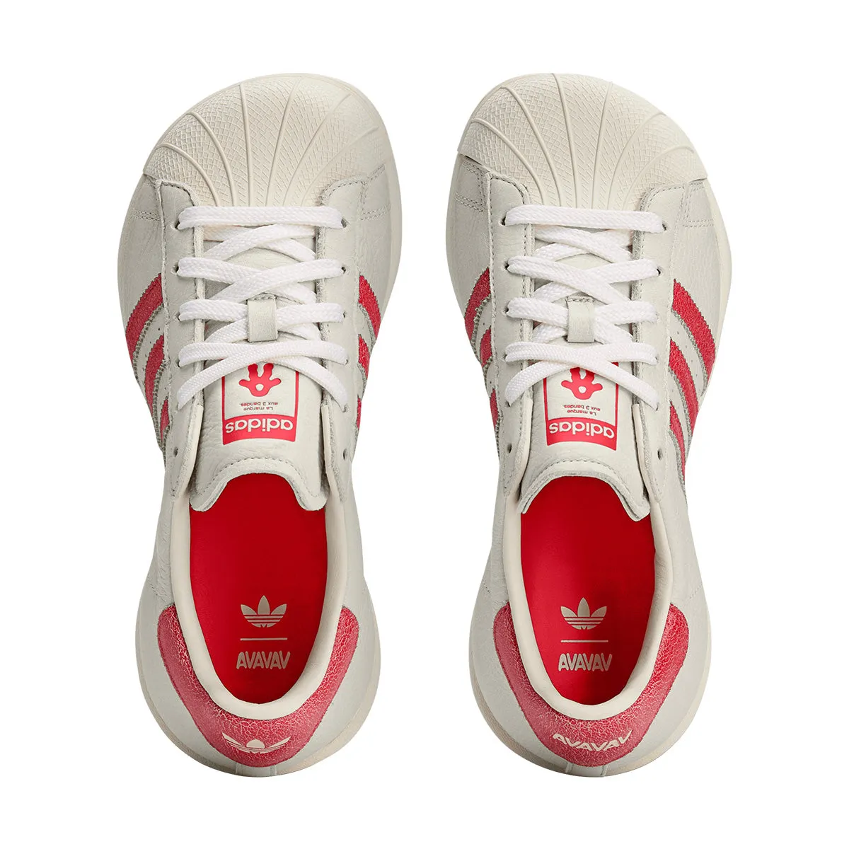 Lounge Fit Break Time   Avavav Superstar Modified 'Crystal White Red'
