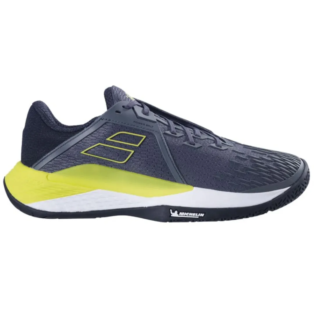 City Runners Babolat Propulse Fury 3 All Court Men Tennis Shoes - Grey/Aero