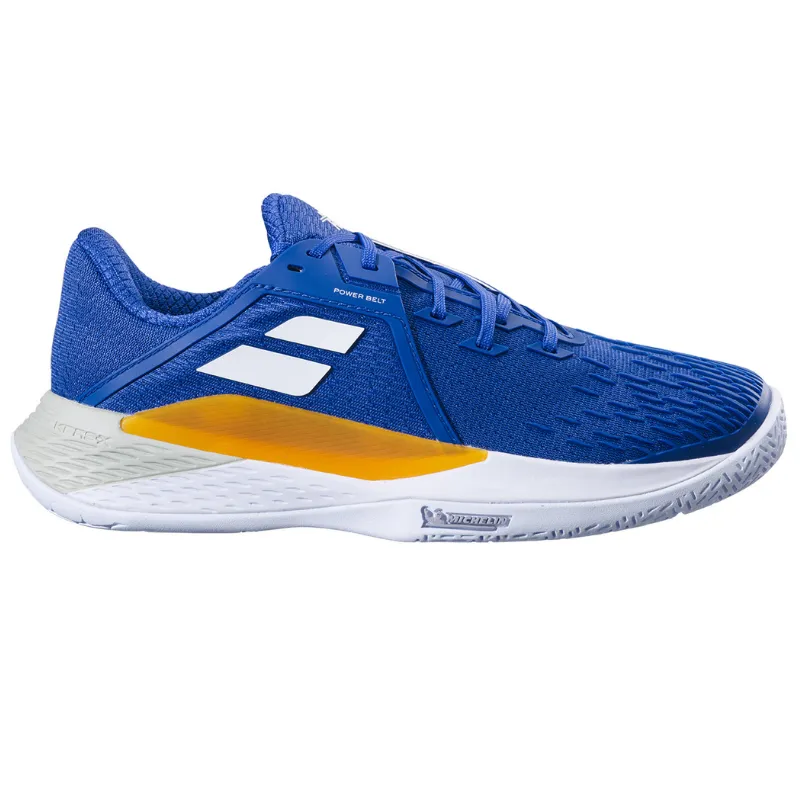 Babolat Propulse Fury 3 All Court Mens Tennis Shoes - Mombeo Blue Workout Support