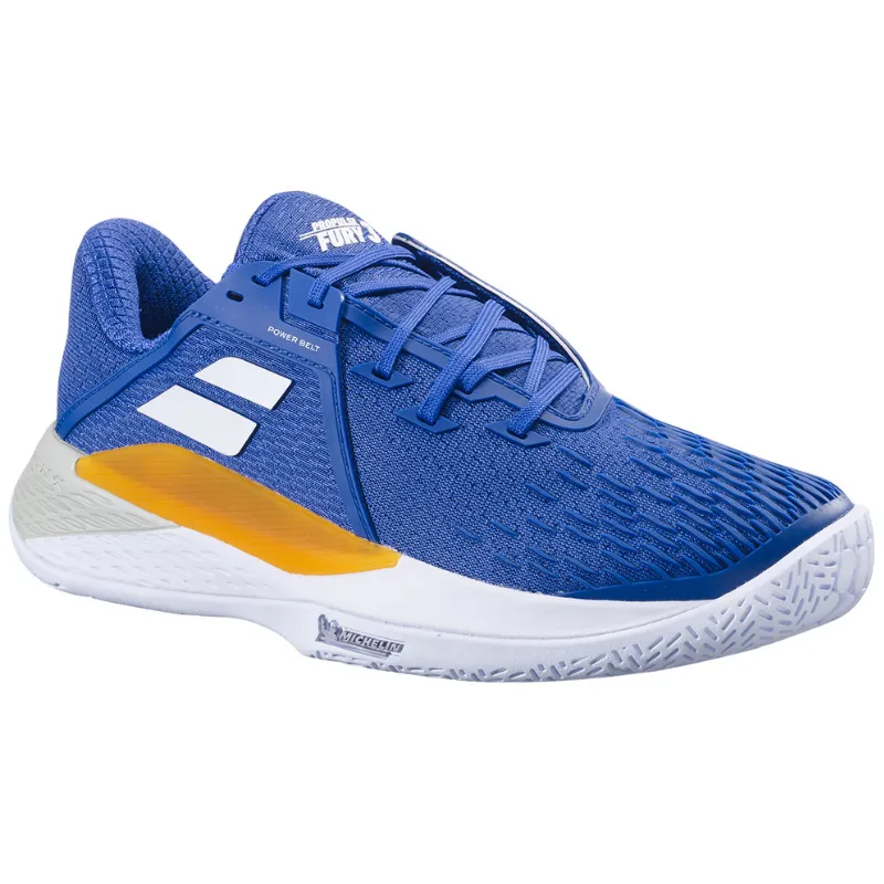 Smooth Motion Foot Motion Babolat Propulse Fury 3 All Court Mens Tennis Shoes - Mombeo Blue