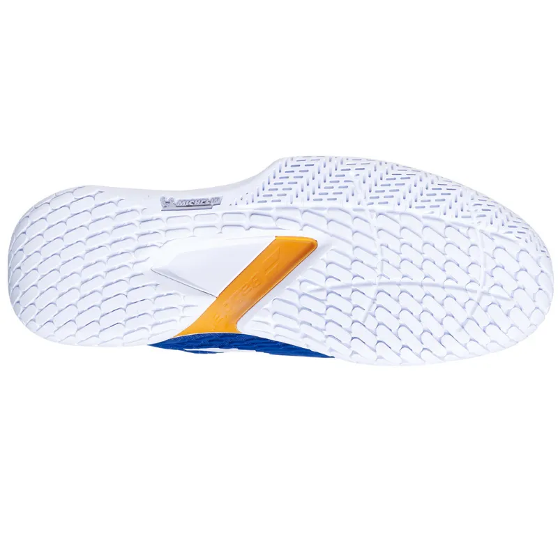 Babolat Propulse Fury 3 All Court Mens Tennis Shoes - Mombeo Blue Stretch upper