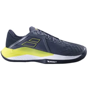 Low Cut Babolat Propulse Fury 3 Clay Men Tennis Shoes - Grey/Aero