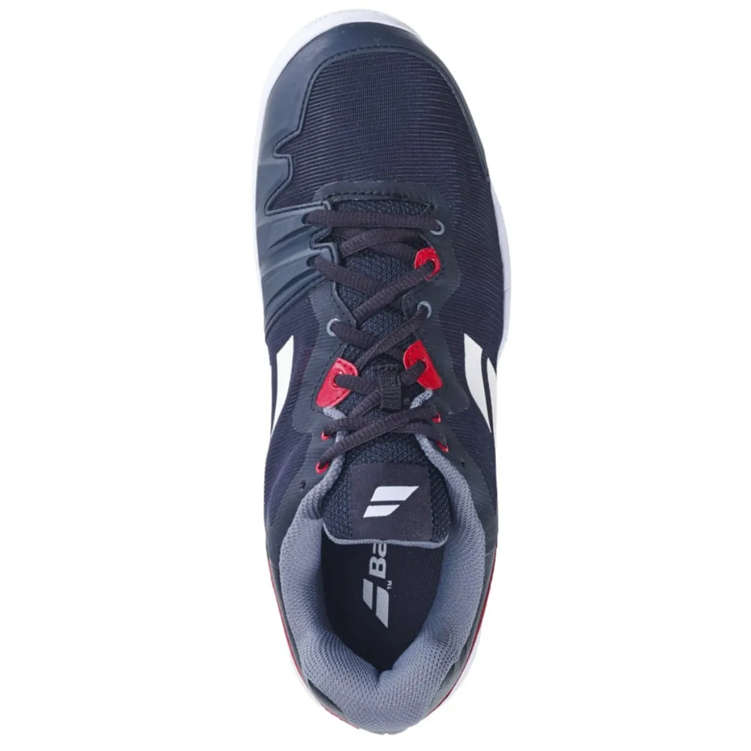 Babolat SFX All Court Men Tennis Shoes - Black/Poppy Red Classic Design