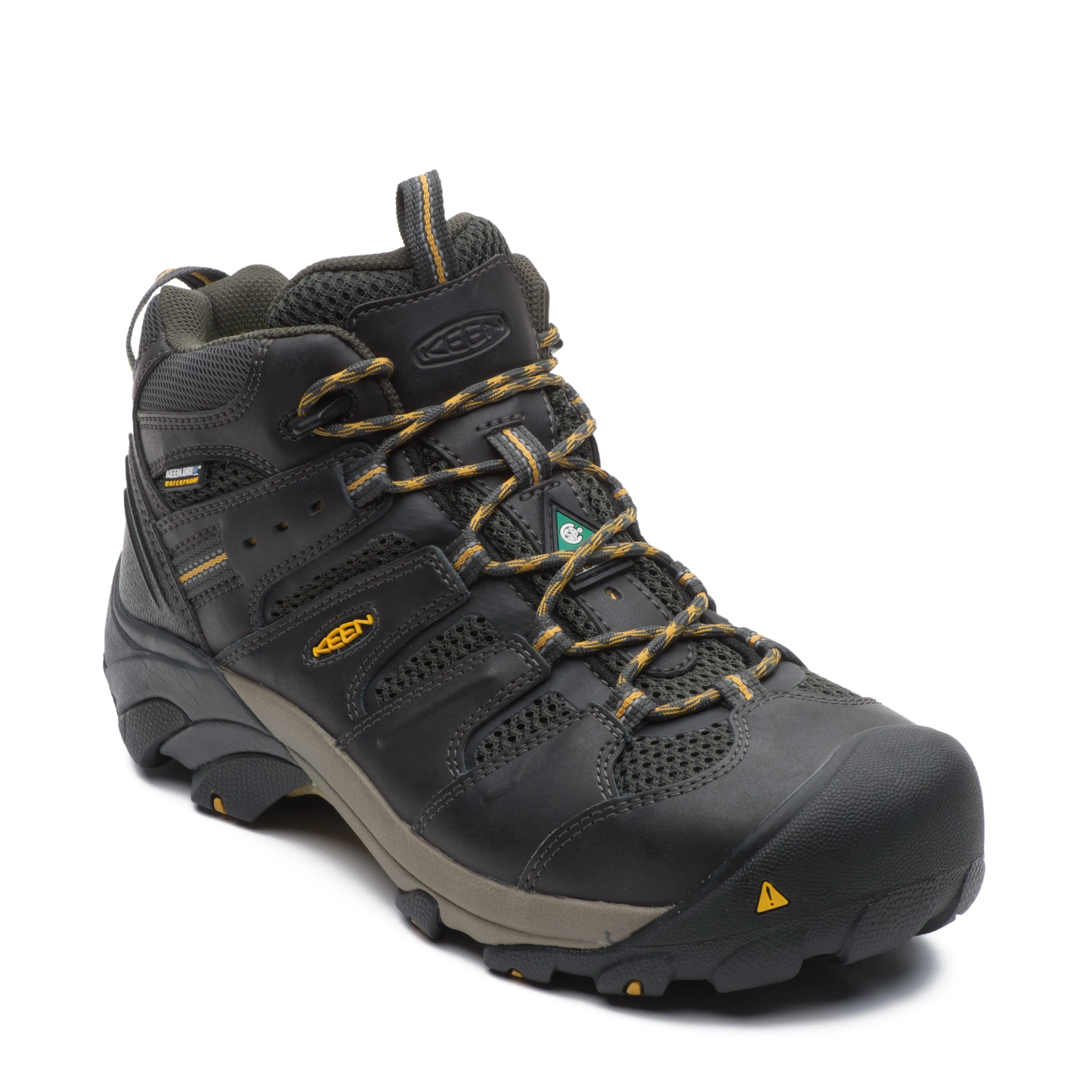 Lansing Mid Men's steel toe leather work boots 1019322EE Outdoor Endurance Outdoor Stroll