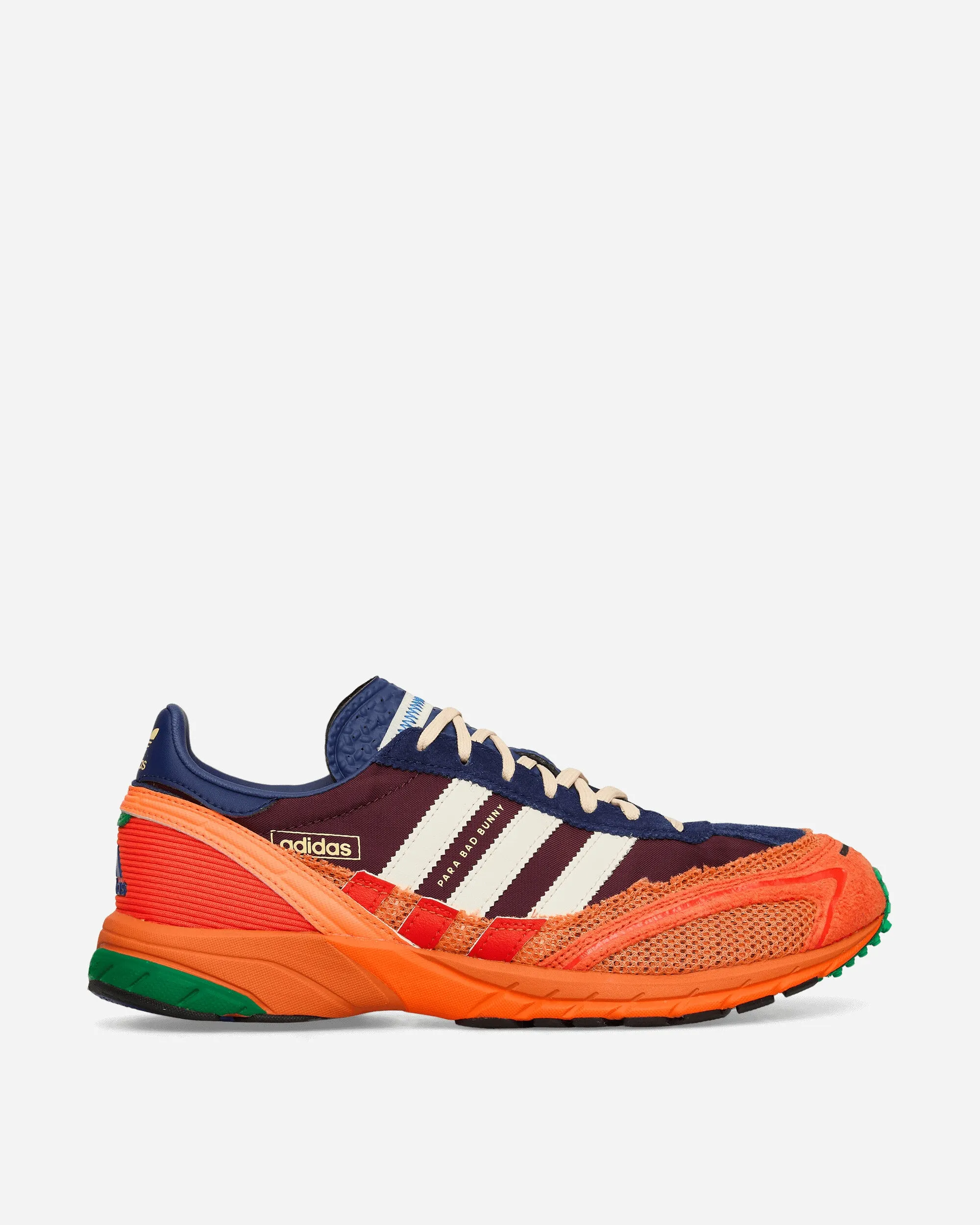 Bad Bunny Adizero SL72 Sneakers Maroon / Chalk White / Semi Solar Red Lightweight Frame Stretchable Material