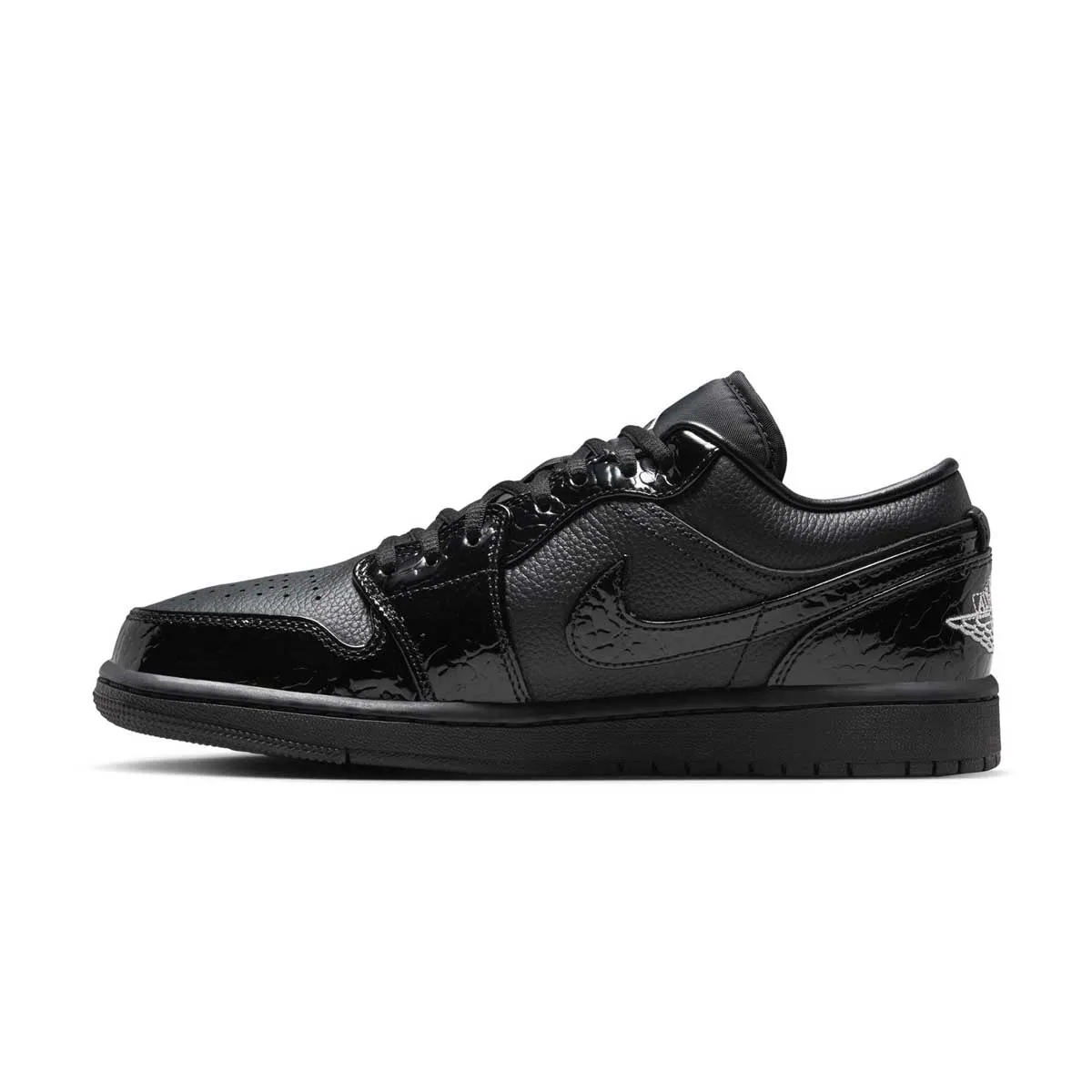 Wmns Air Jordan 1 Low 'Black Croc' Moon Step