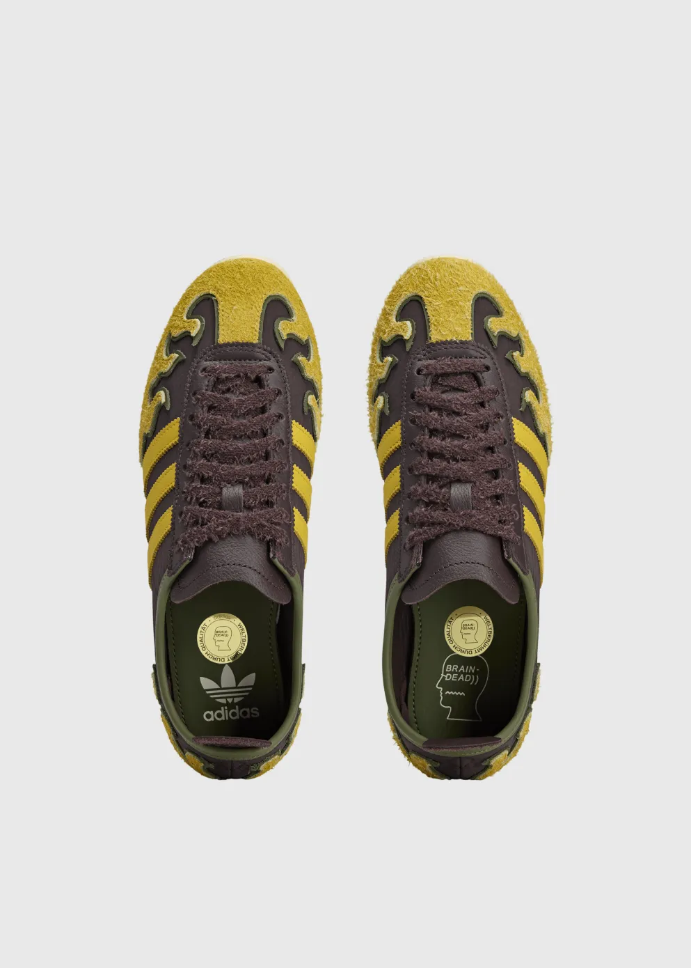 Enhanced design Balanced Cushioning x Brain Dead Japan Lo 'Brown Hazel Yellow' Sneakers