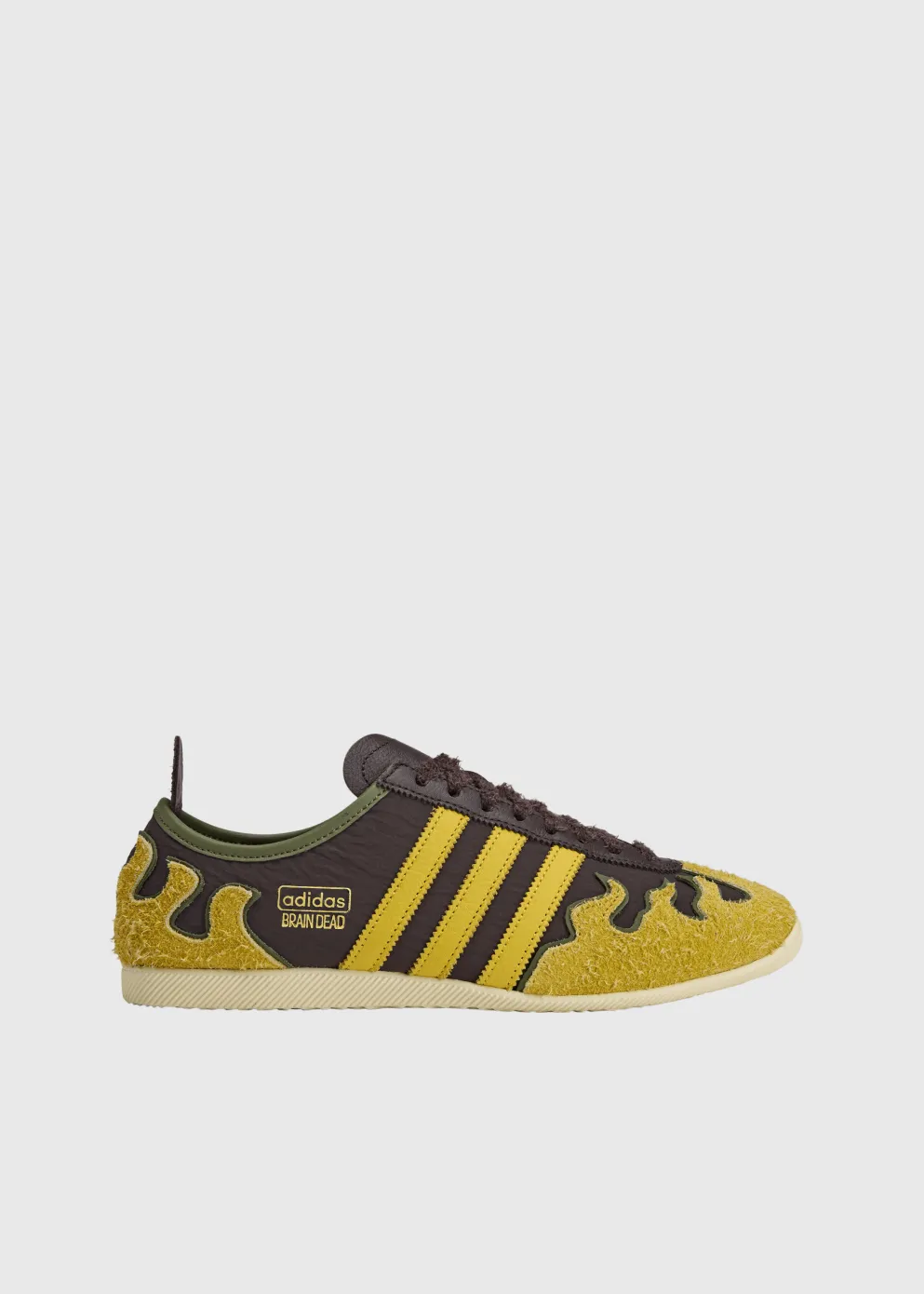 Balanced Cushioning x Brain Dead Japan Lo 'Brown Hazel Yellow' Sneakers Machine Washable Fabric
