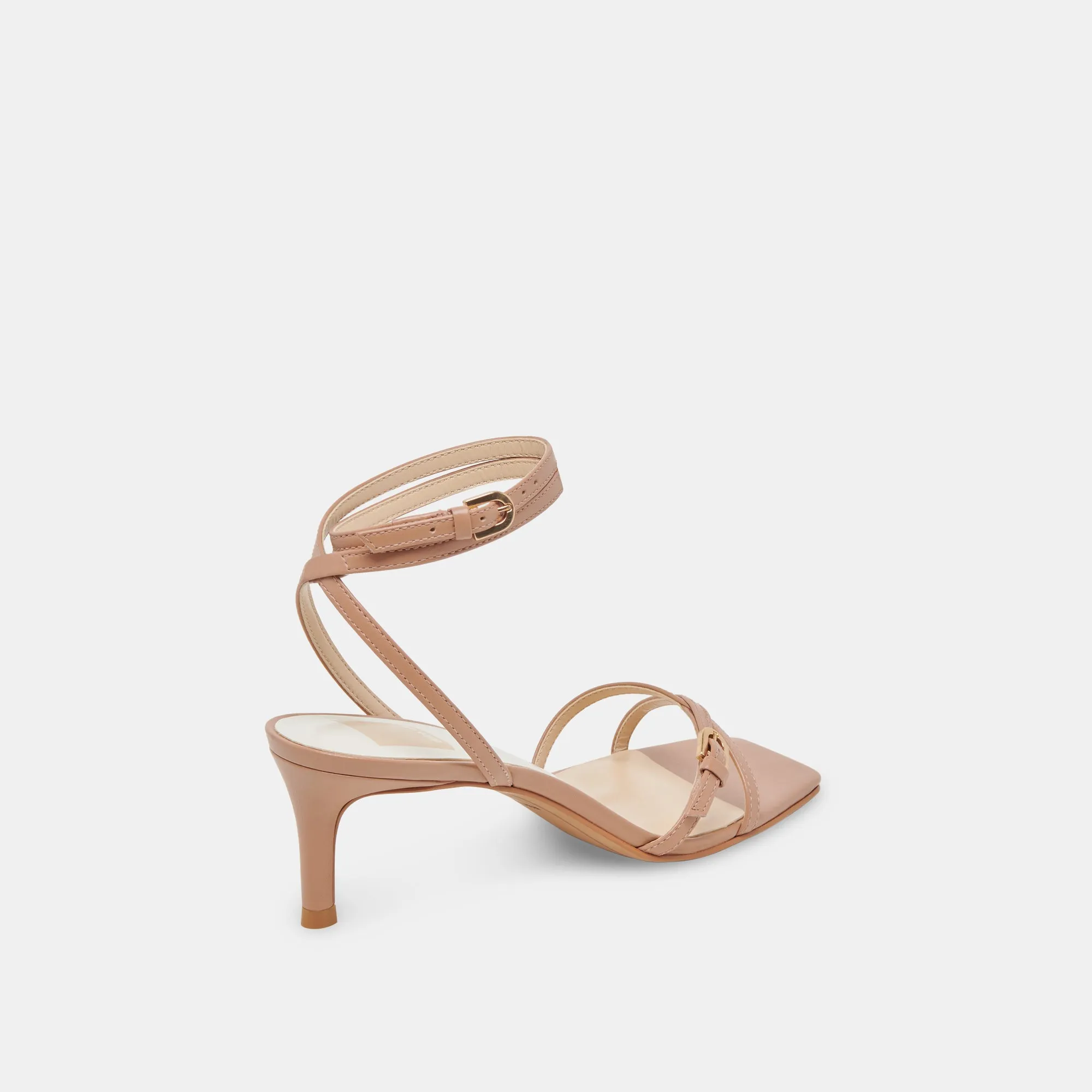 Water Resistant BAMBY HEELS WHISKEY LEATHER