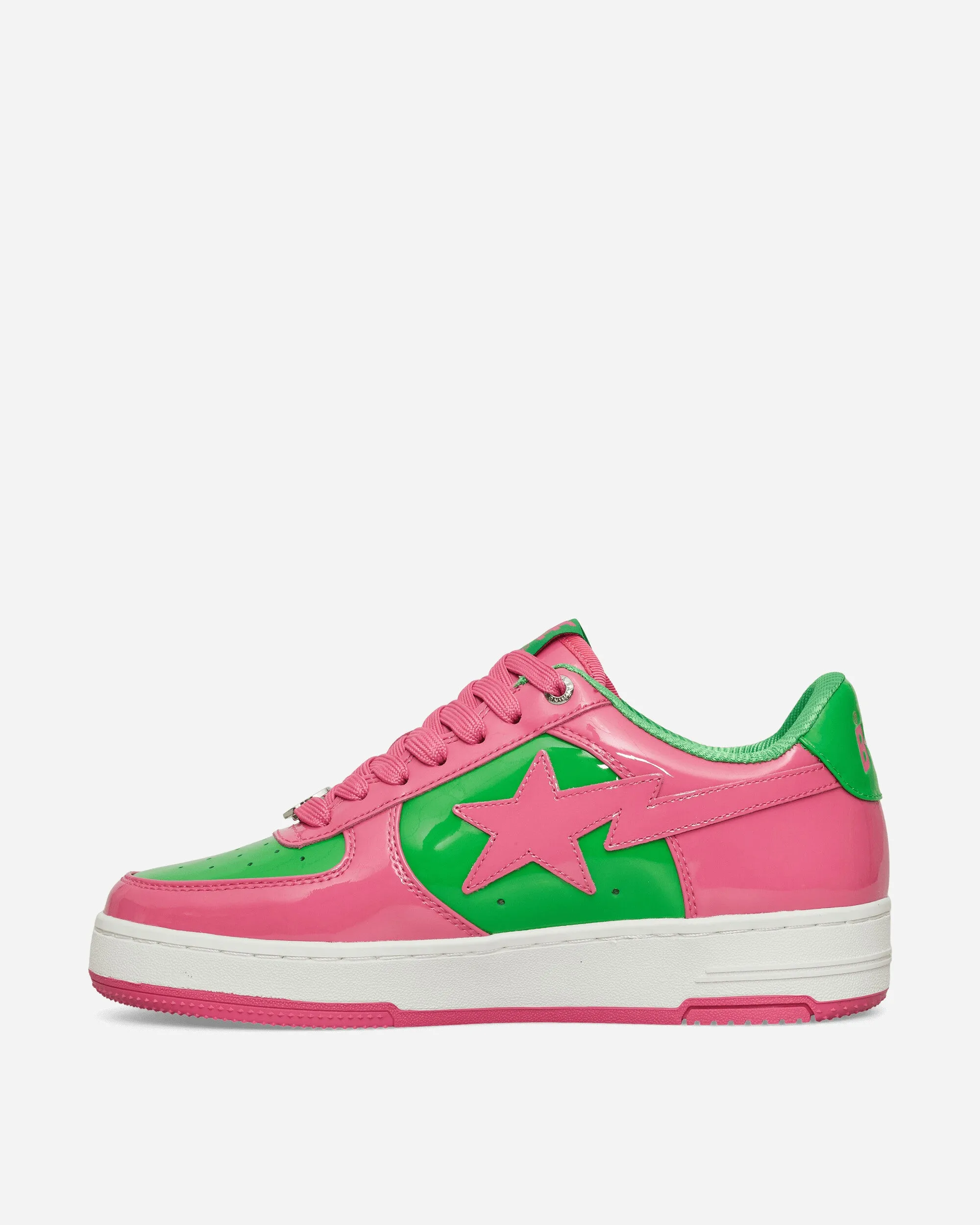 BAPE STA #1 M2 Sneakers Pink Clean Aesthetic Evening Pace