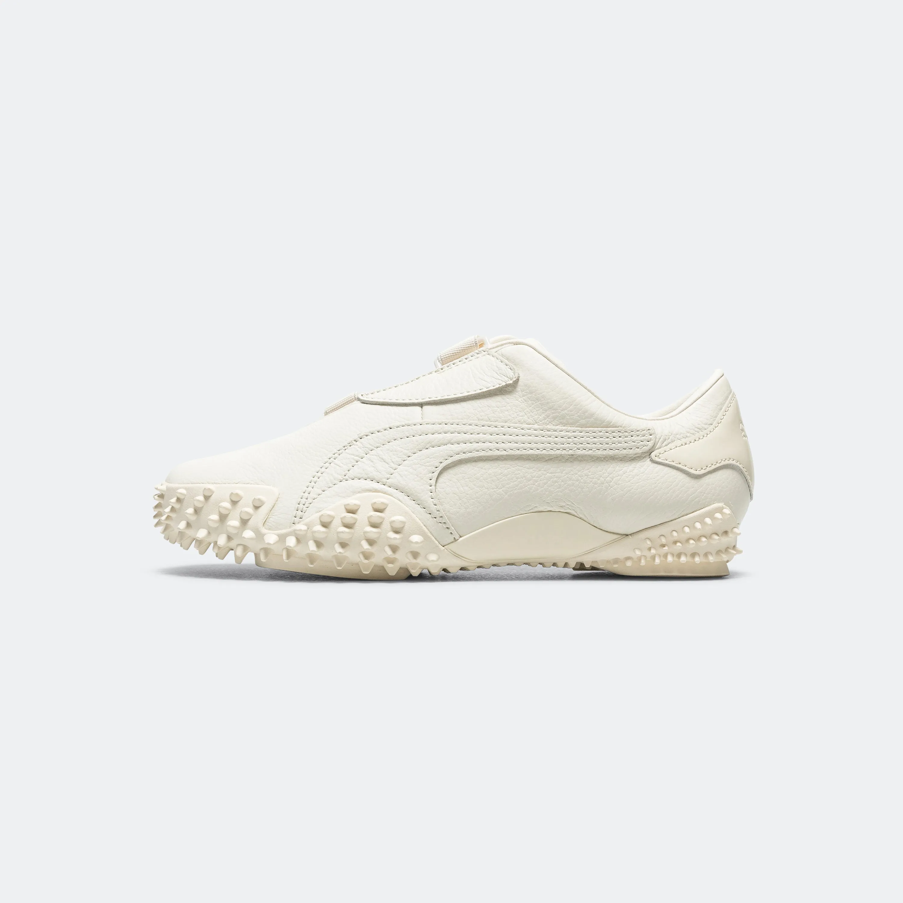Mostro Leather - Frosted Ivory Worn Daily