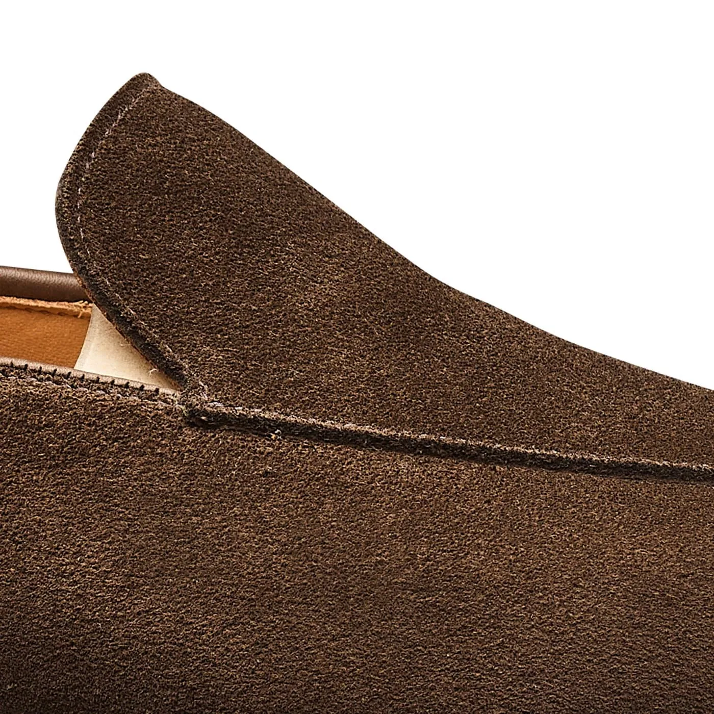Practical Step Durable Design Cannes Dark Brown Calf Suede