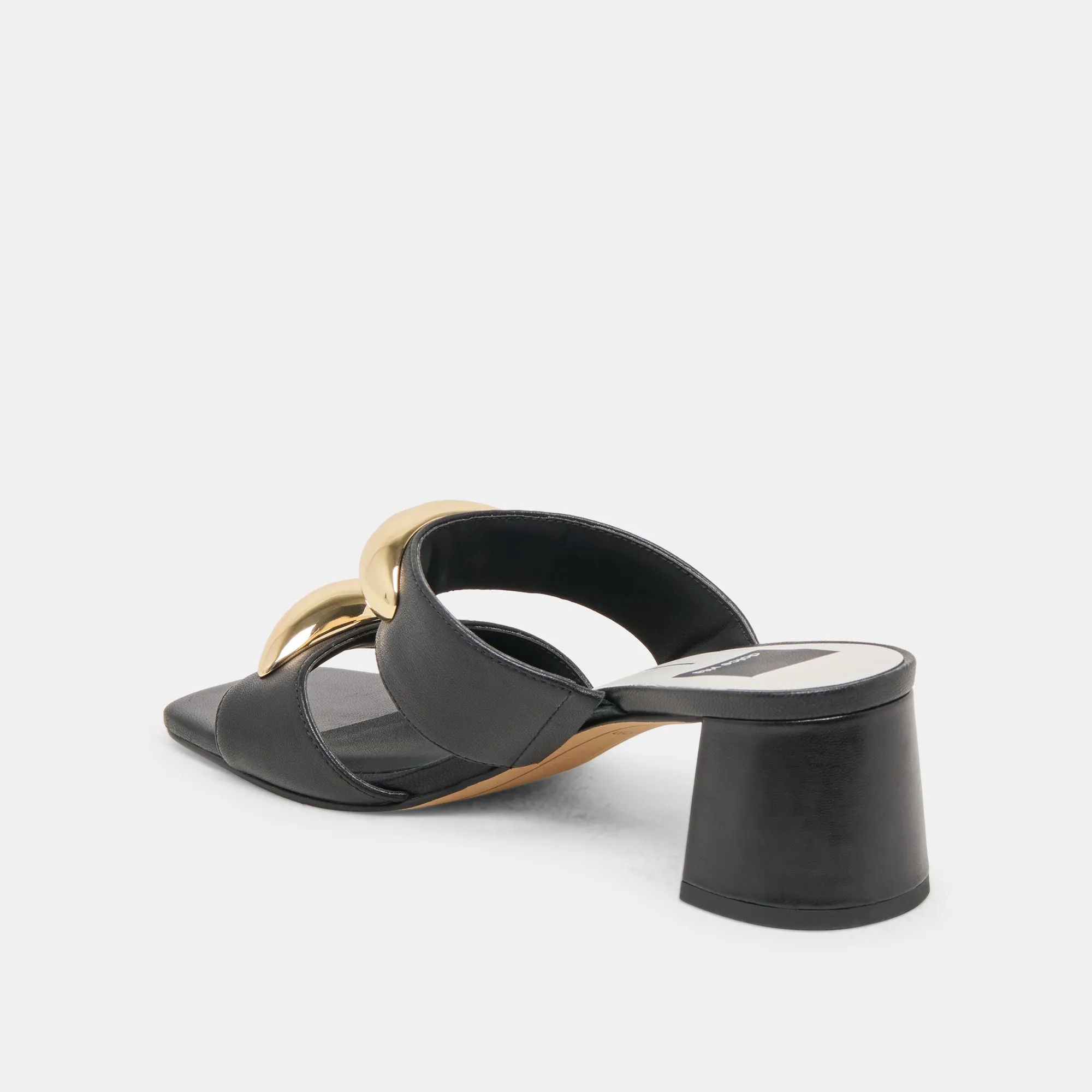 All-day Comfort BARNET HEELS BLACK LEATHER