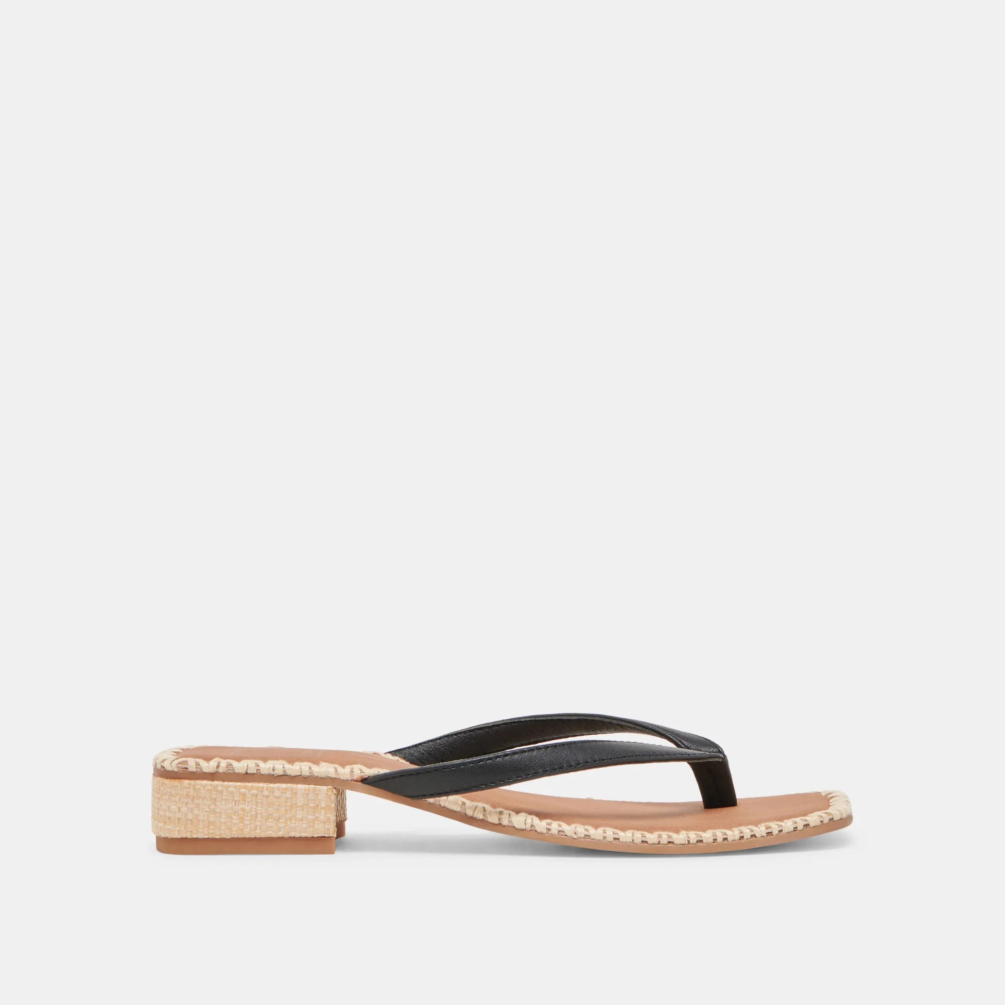 BARTY SANDALS BLACK LEATHER Leather Heeled Sandals