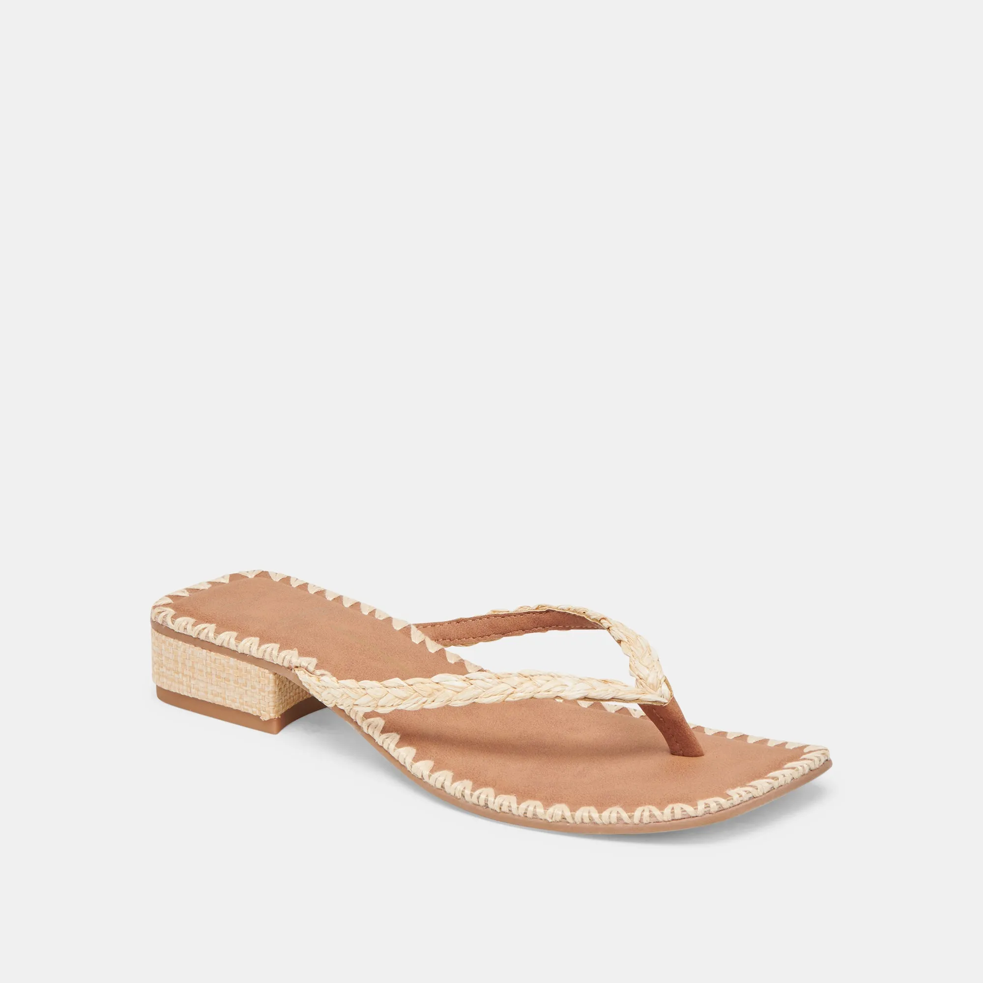 BARTY SANDALS LT NATURAL RAFFIA PU midsole